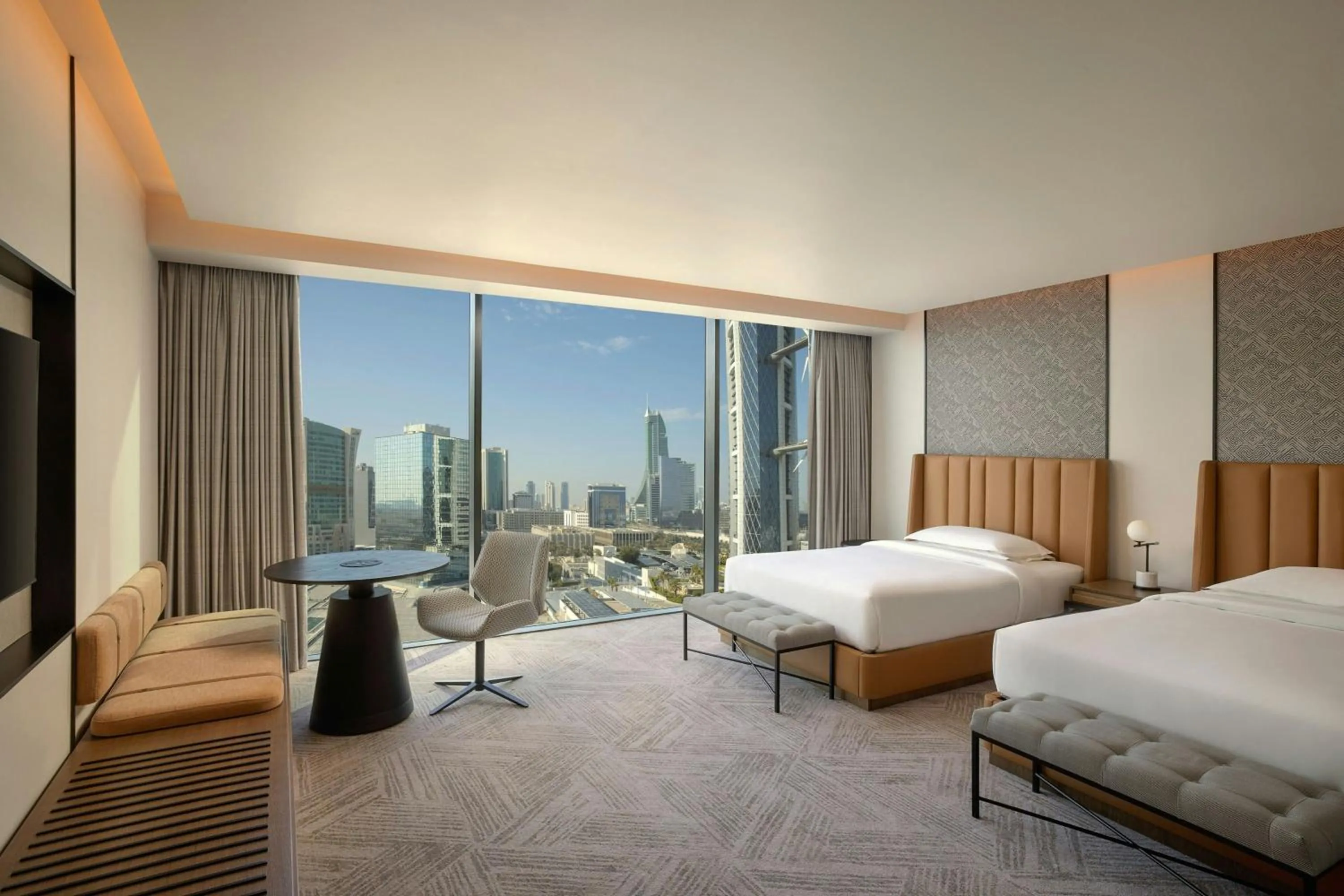 Photo of the whole room, Bed in Sheraton Bahrain Hotel