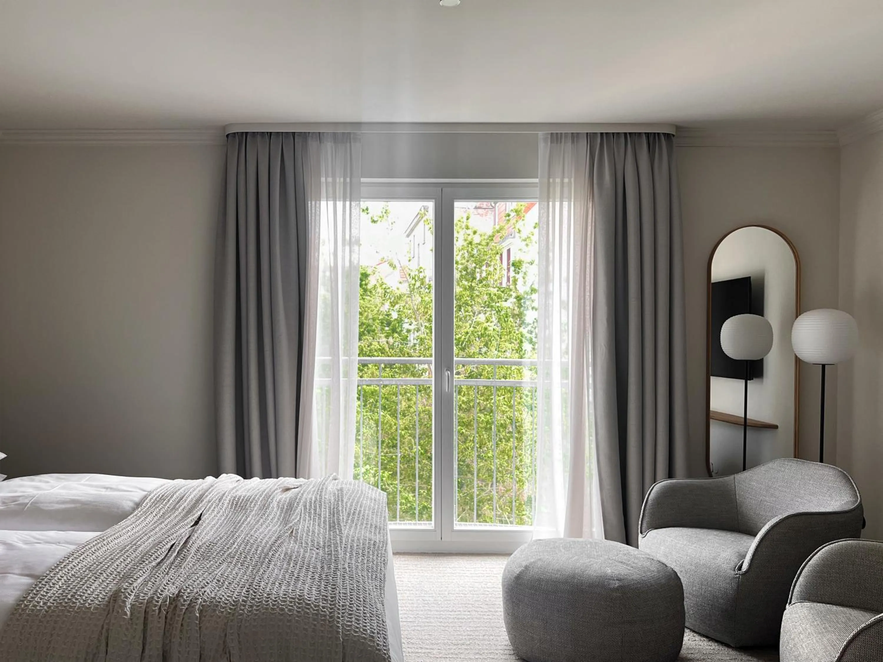 Bed in ADELANTE Boutique Hotel