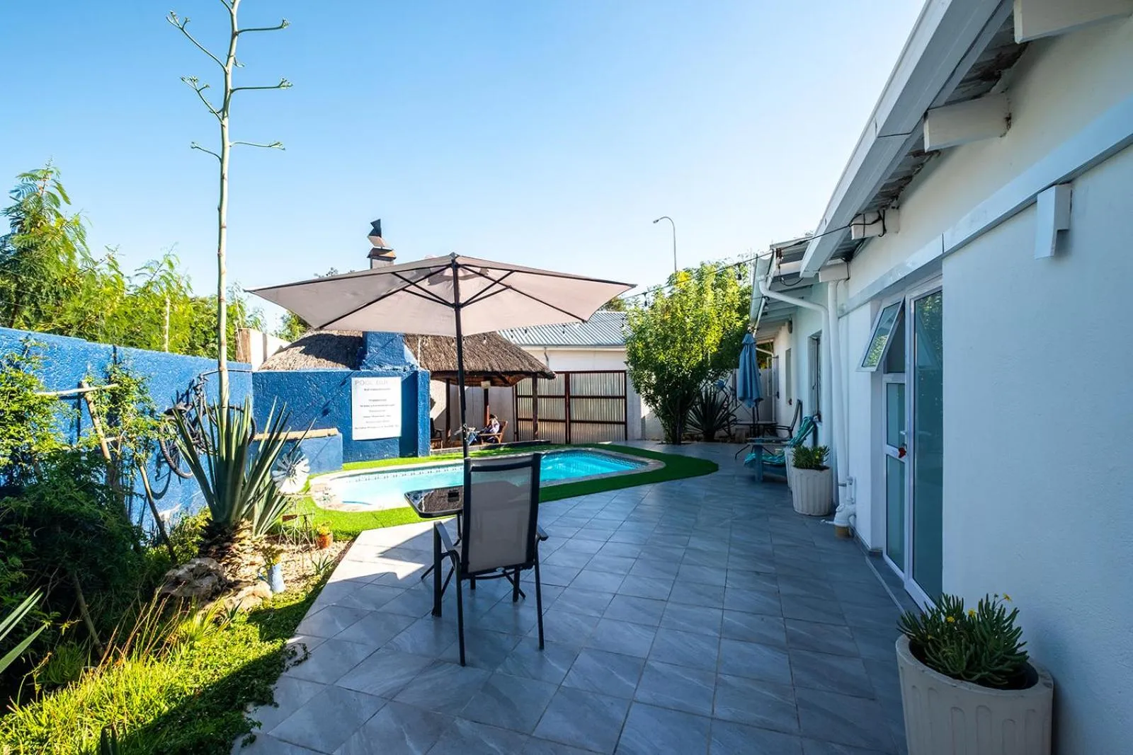 Garden in Kate's Nest Guesthouse & Backpackers