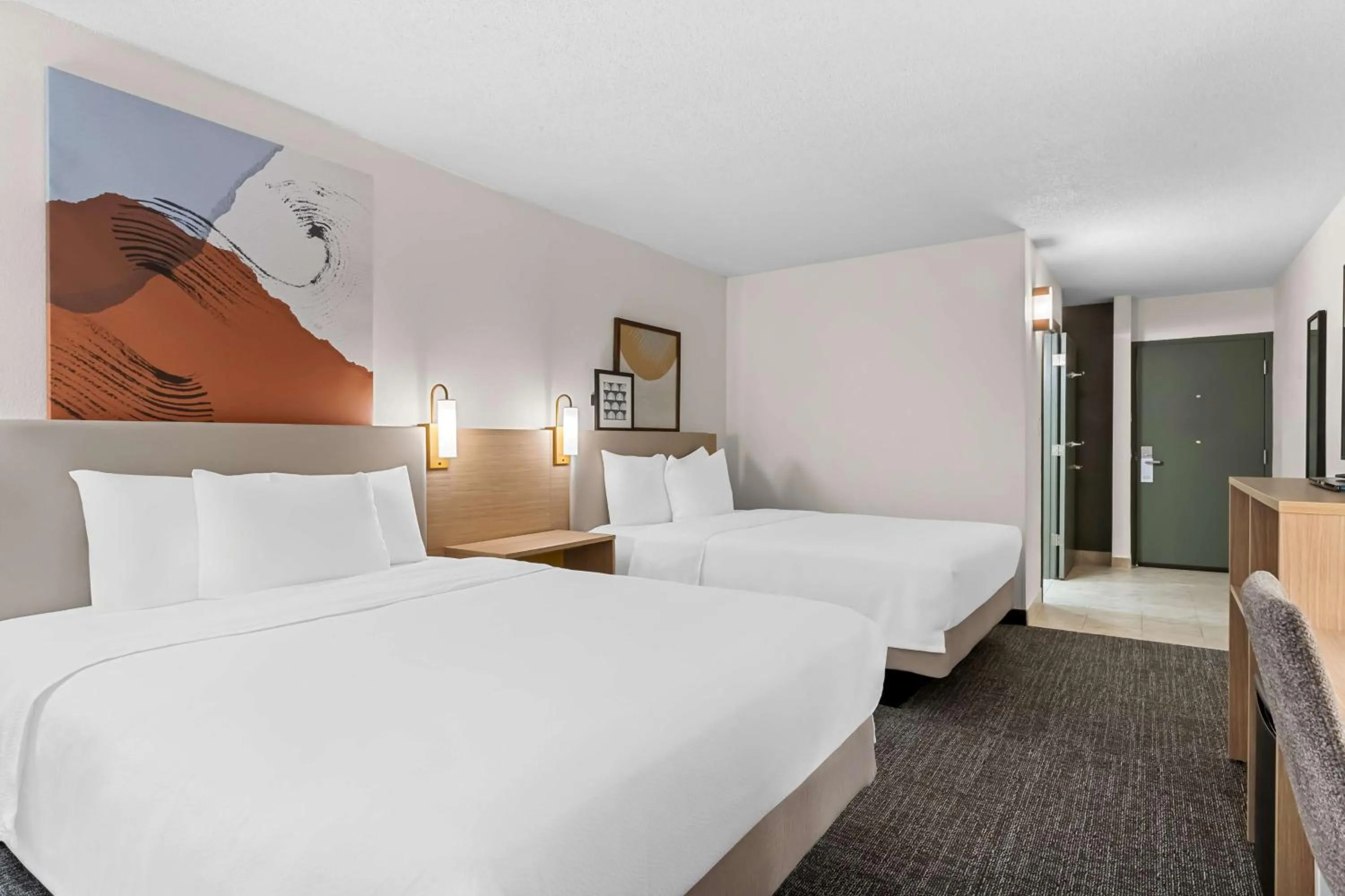 Bed in Spark By Hilton Bensalem Philadelphia
