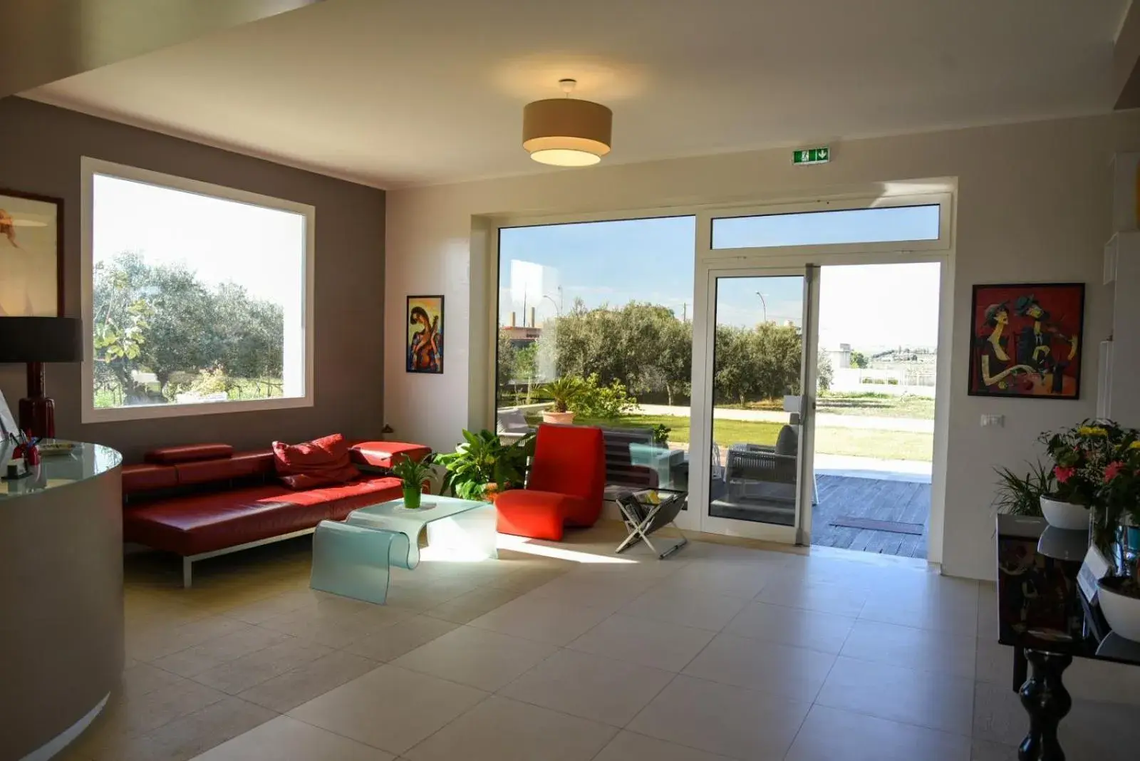 Living room in Villa Giadel
