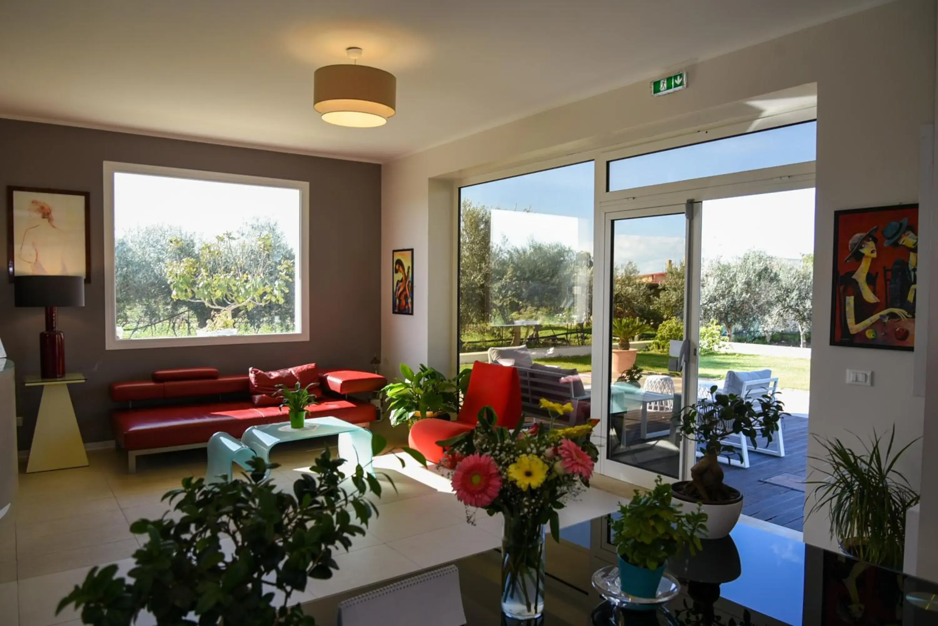 Living room in Villa Giadel