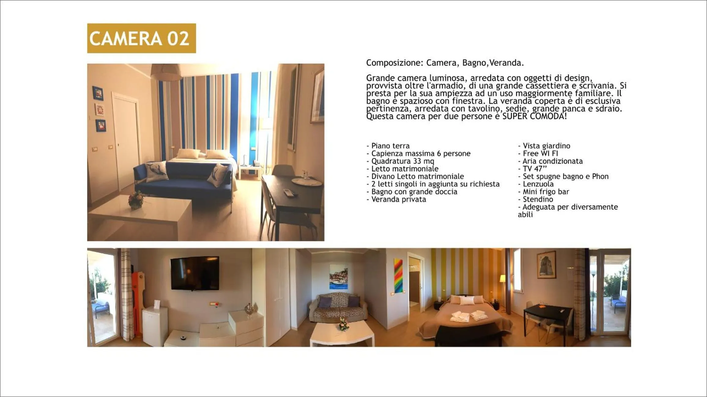 Family Room - Disability Access in Villa Giadel