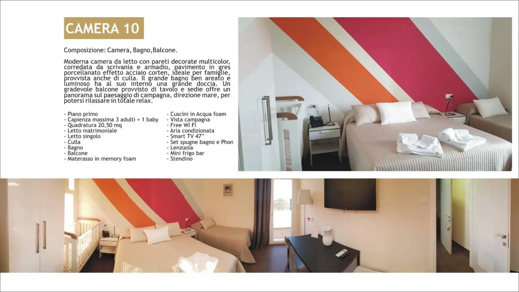 Family Room with Balcony in Villa Giadel Family Room with Balcony in Villa Giadel