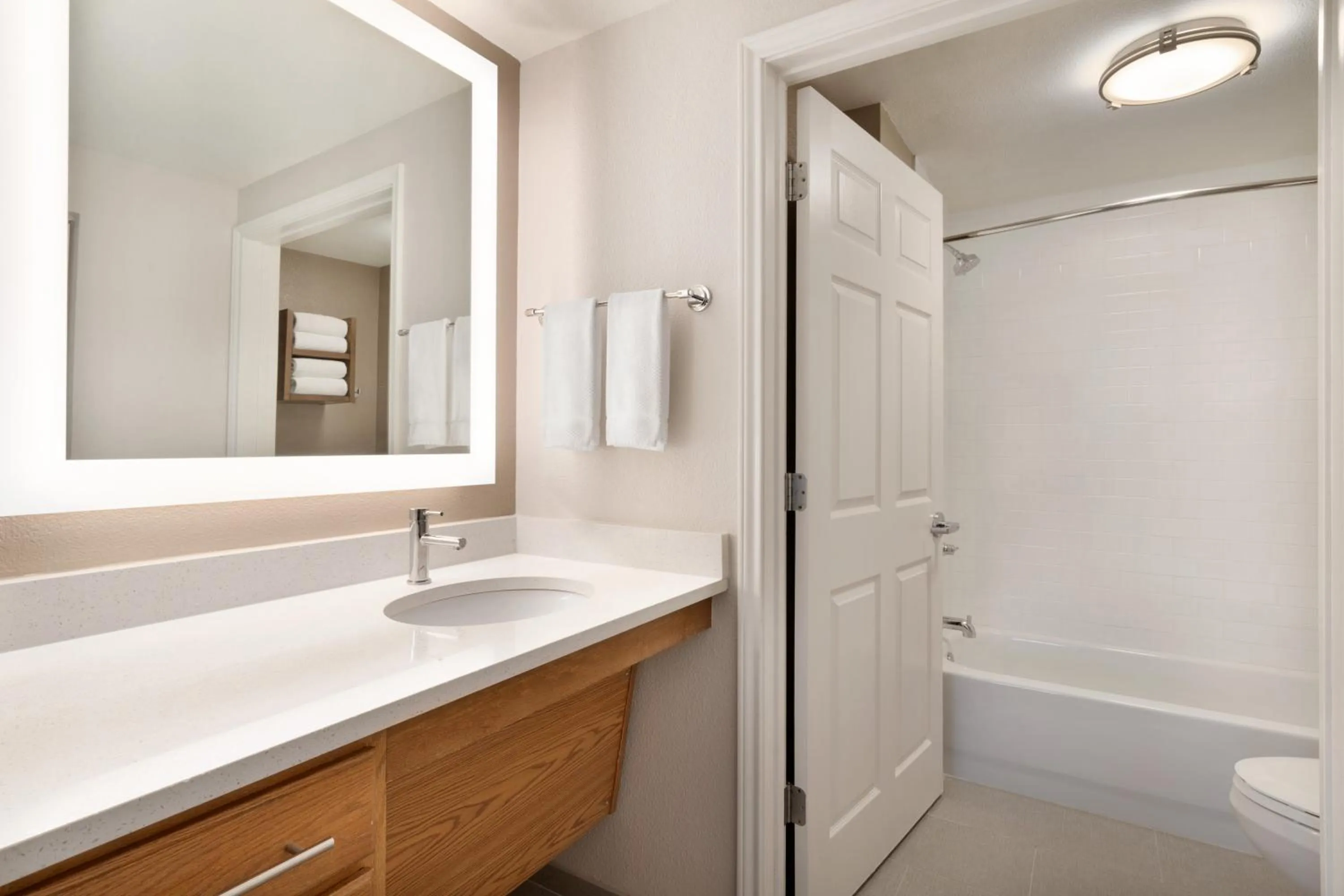 Bathroom in Staybridge Suites San Antonio Downtown Convention Center by IHG