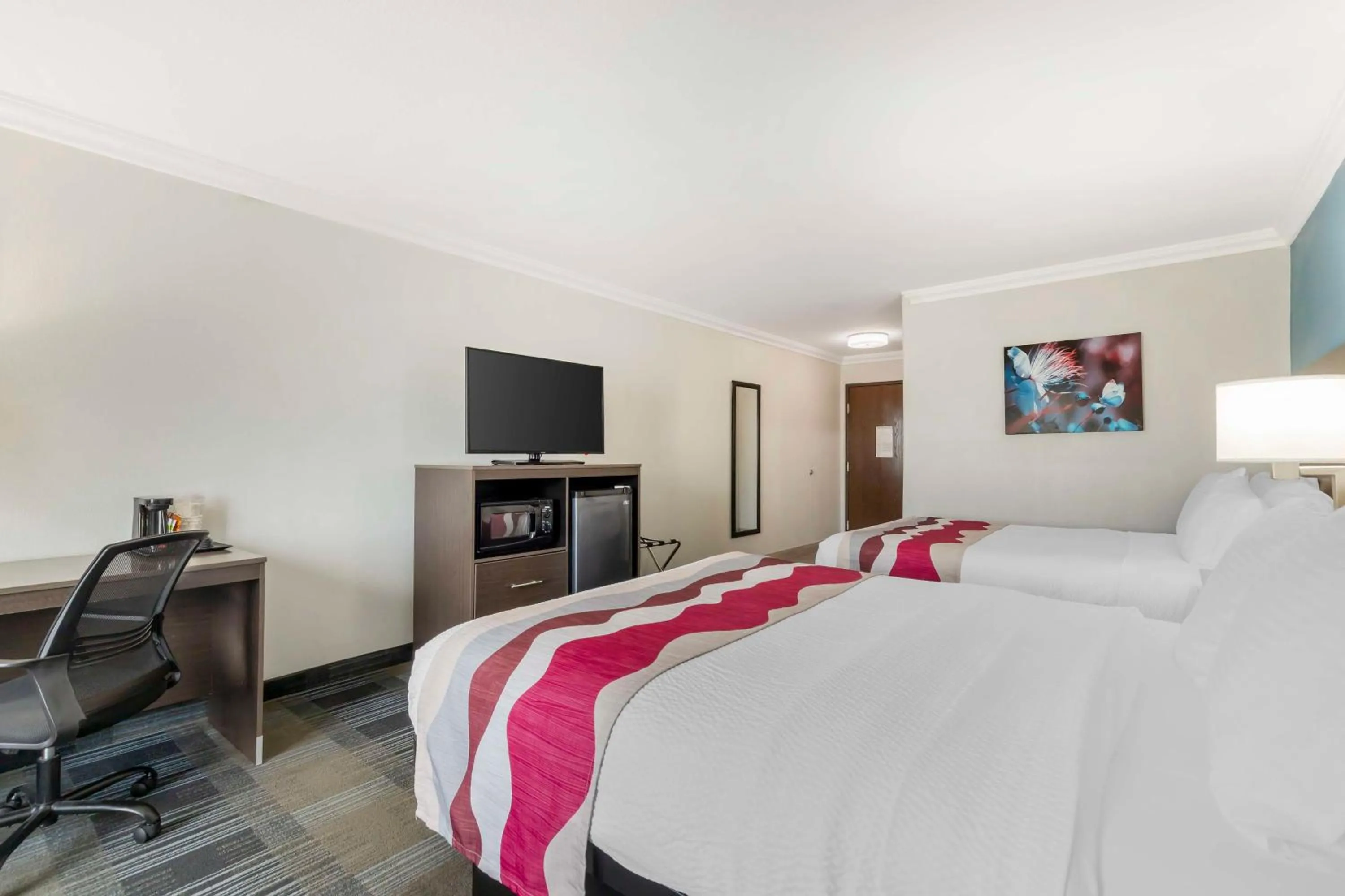 Bedroom, Bed in Best Western Medical Center North Inn & Suites Near Six Flags