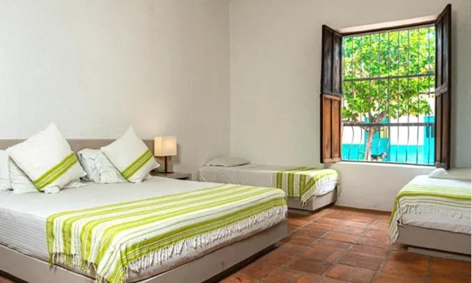 Bed in Hotel San German