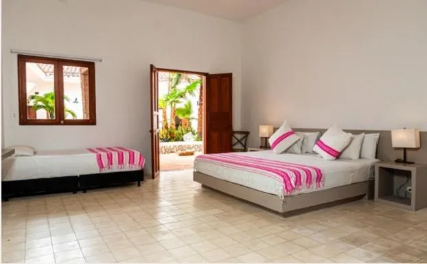 Bed in Hotel San German