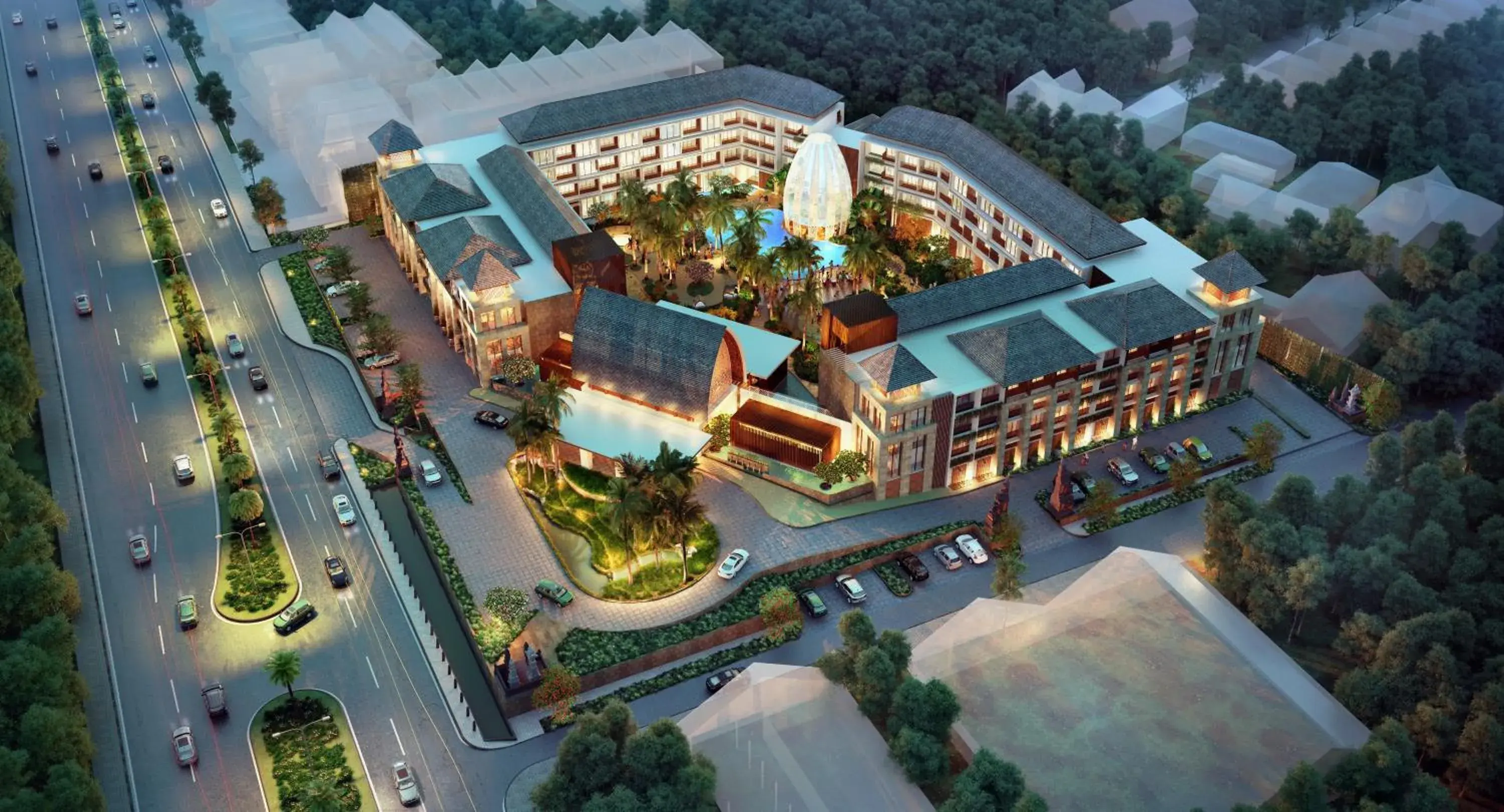 Property building in Golden Tulip Jineng Resort Bali Property building in Golden Tulip Jineng Resort Bali