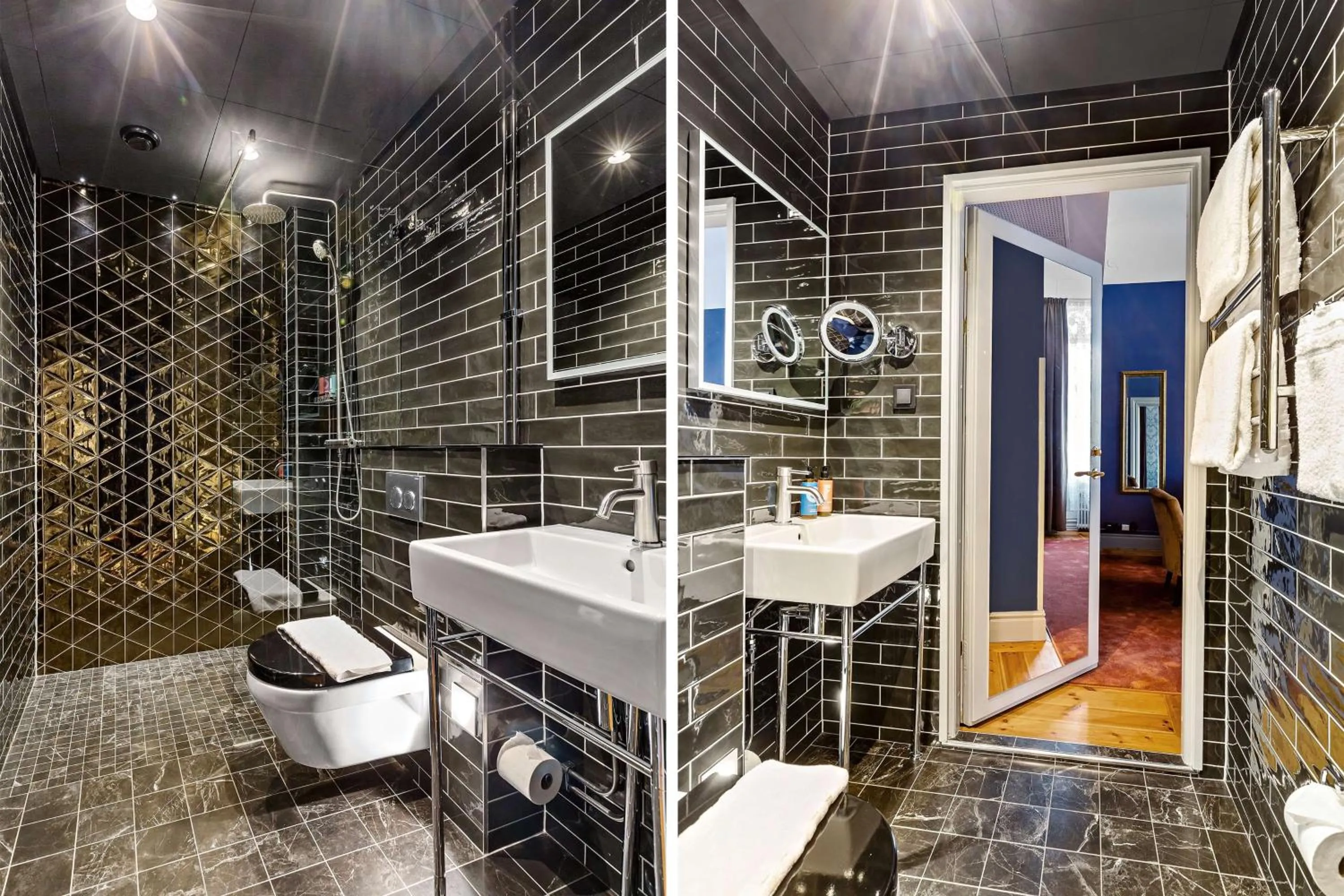 Bathroom in NOFO Hotel, WorldHotels Crafted