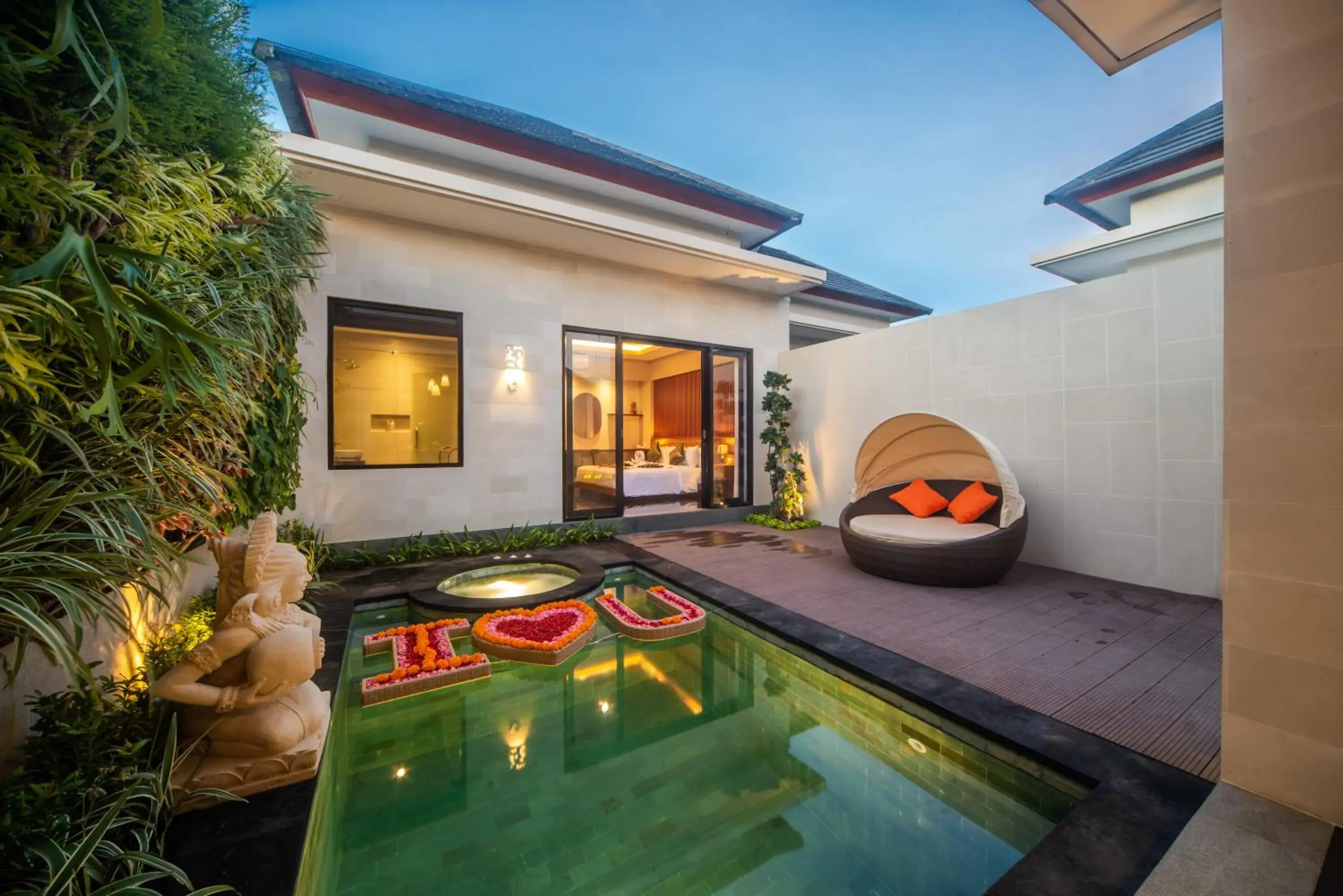 Pool view in Gaing Mas Jimbaran Villas by Gaing Mas Group Pool view in Gaing Mas Jimbaran Villas by Gaing Mas Group