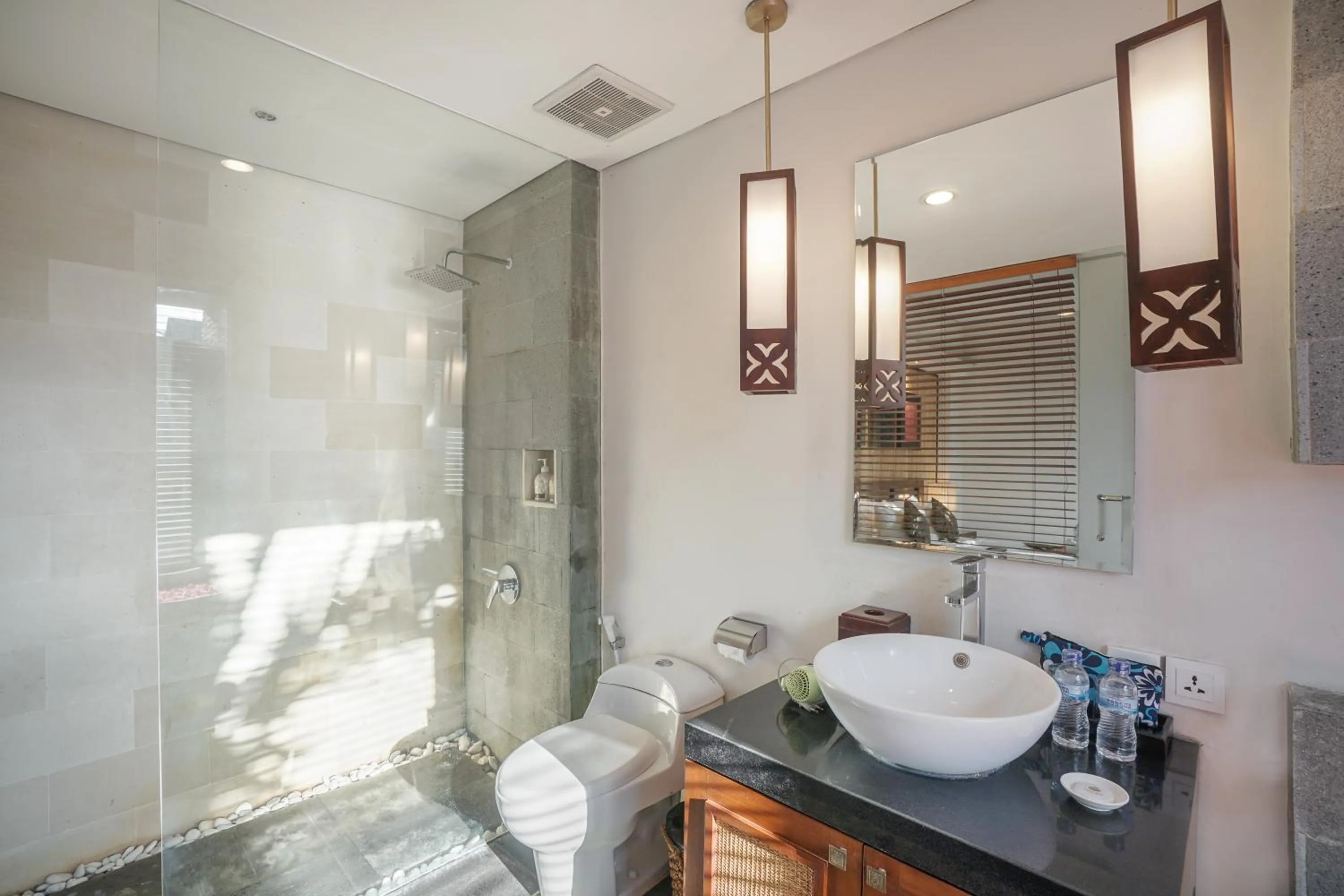 Shower in Gaing Mas Jimbaran Villas by Gaing Mas Group