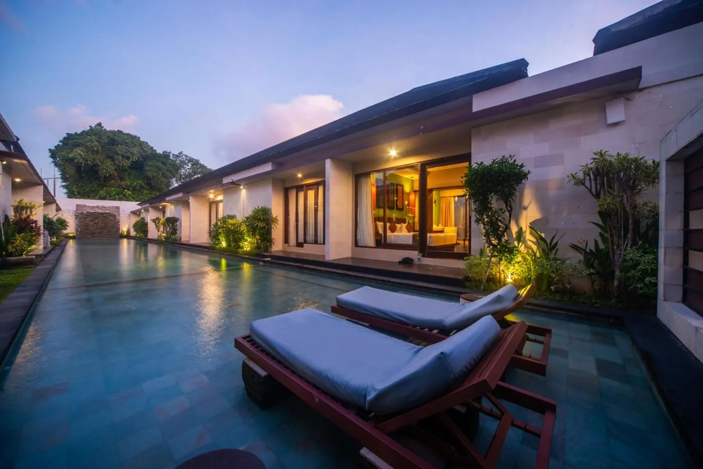 Pool view in Gaing Mas Jimbaran Villas by Gaing Mas Group