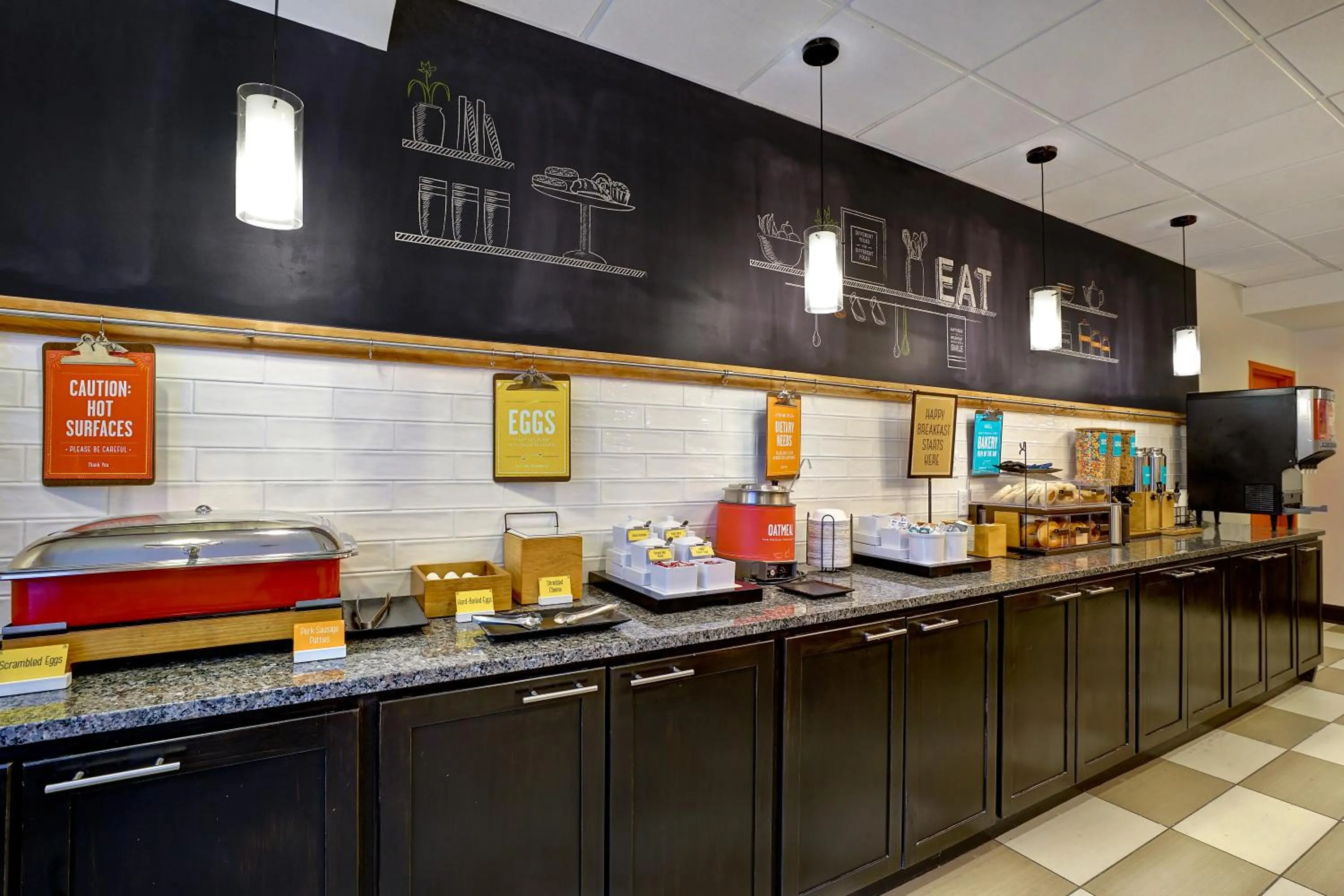 Breakfast in Hampton Inn Cortland