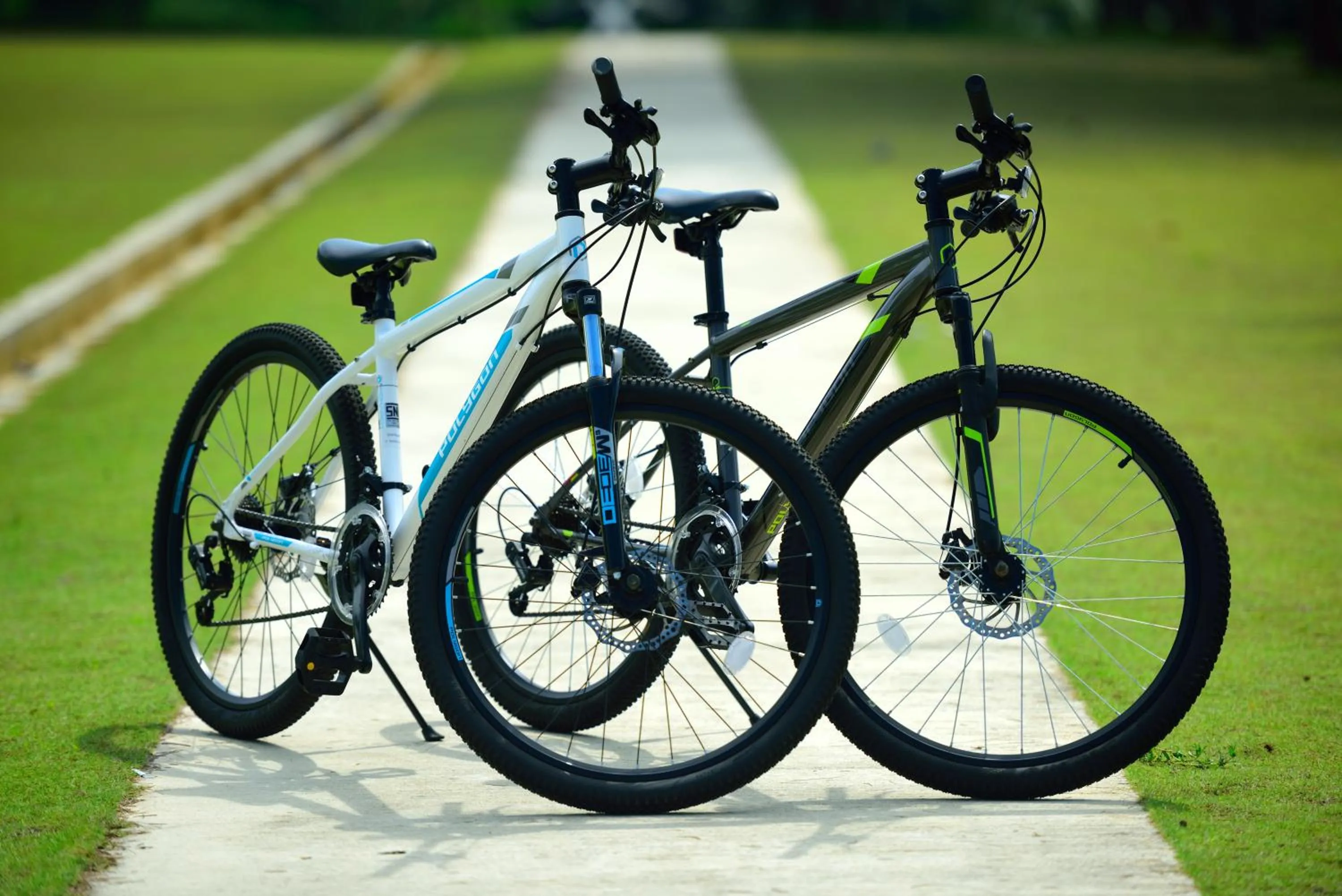 Cycling in Pantai Indah Lagoi Bintan