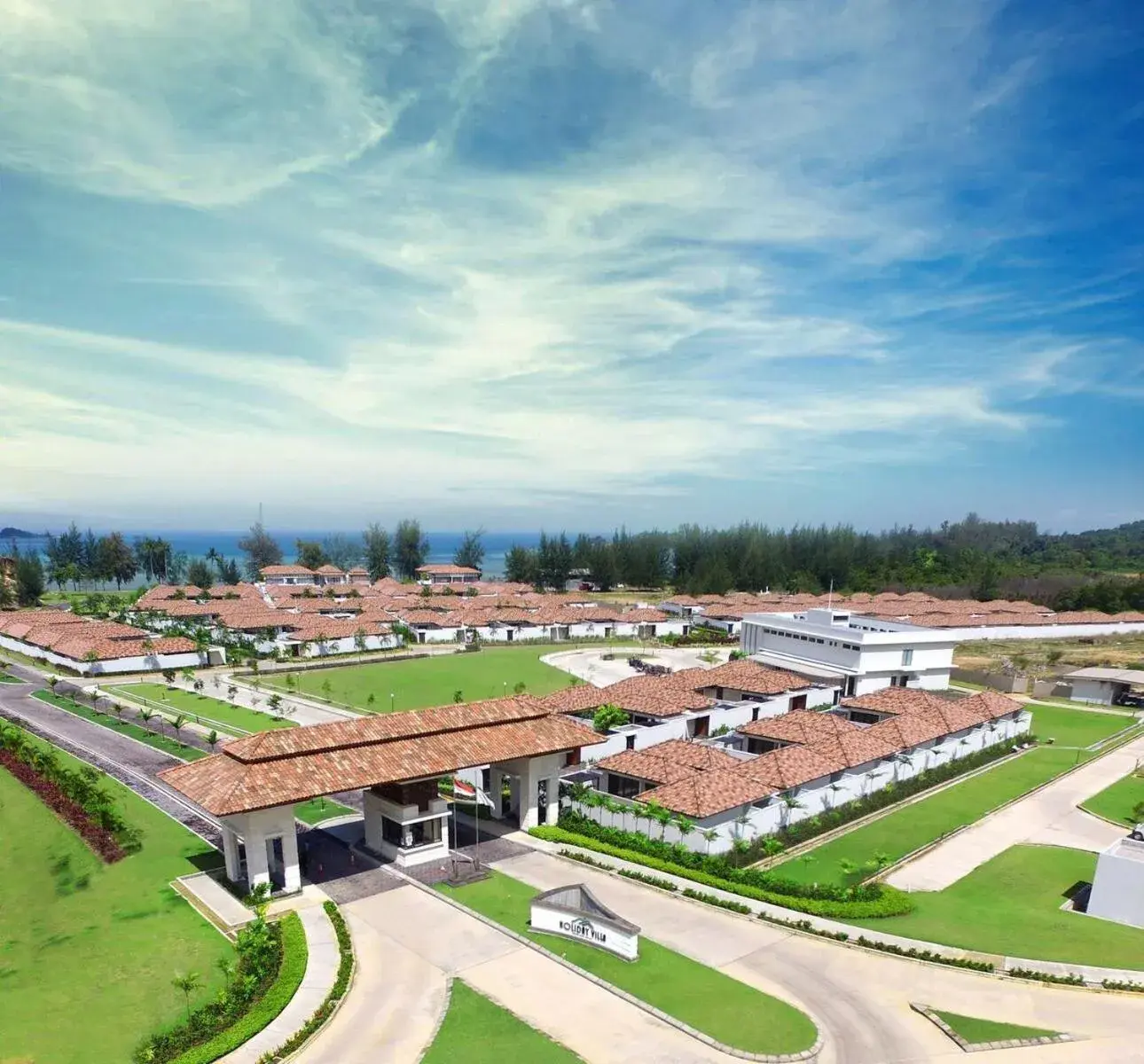 Facade/entrance in Pantai Indah Lagoi Bintan Facade/entrance in Pantai Indah Lagoi Bintan