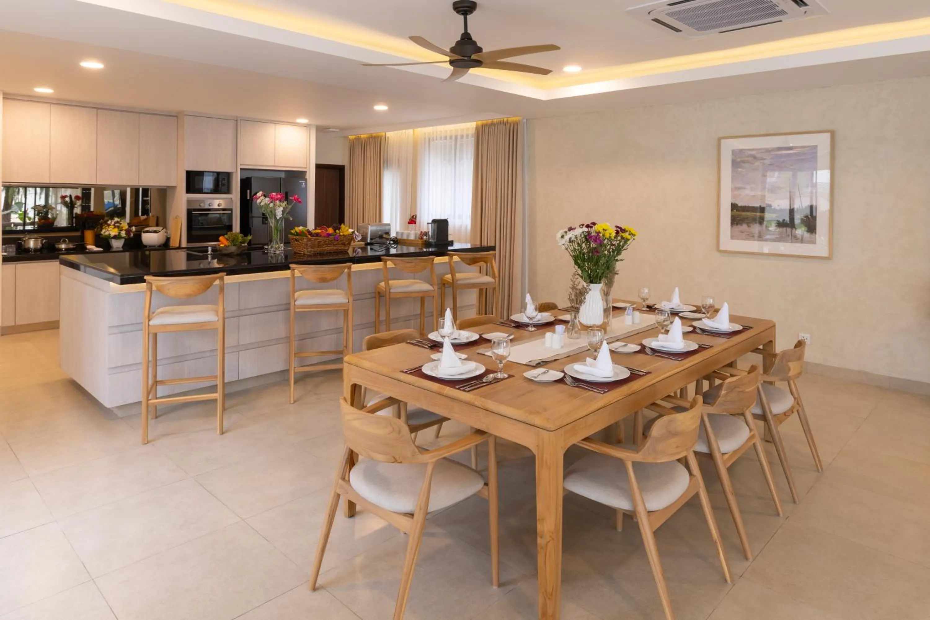 Living room in Pantai Indah Lagoi Bintan