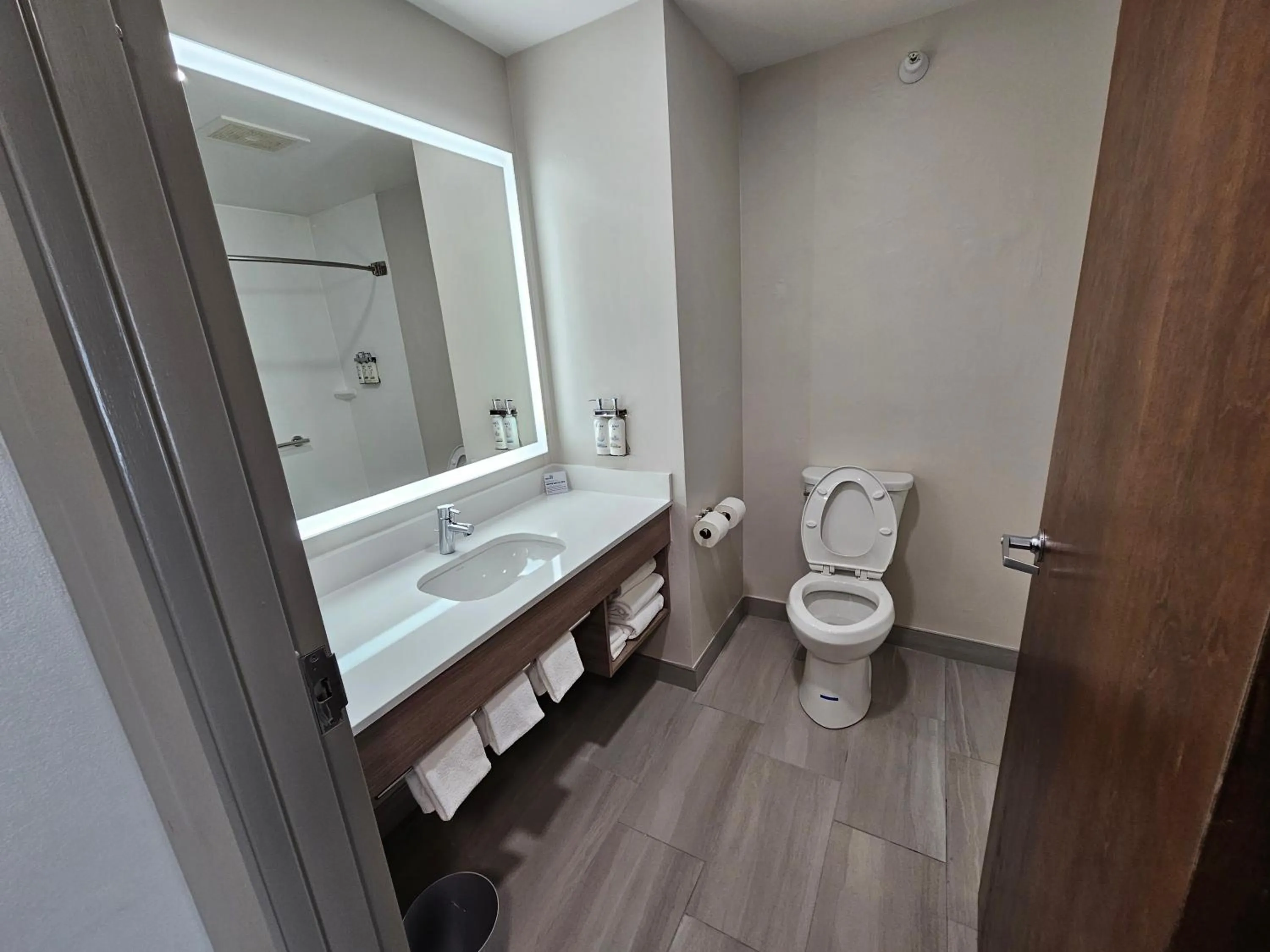 Bathroom in Holiday Inn Express Hotel & Suites Cincinnati-Blue Ash by IHG