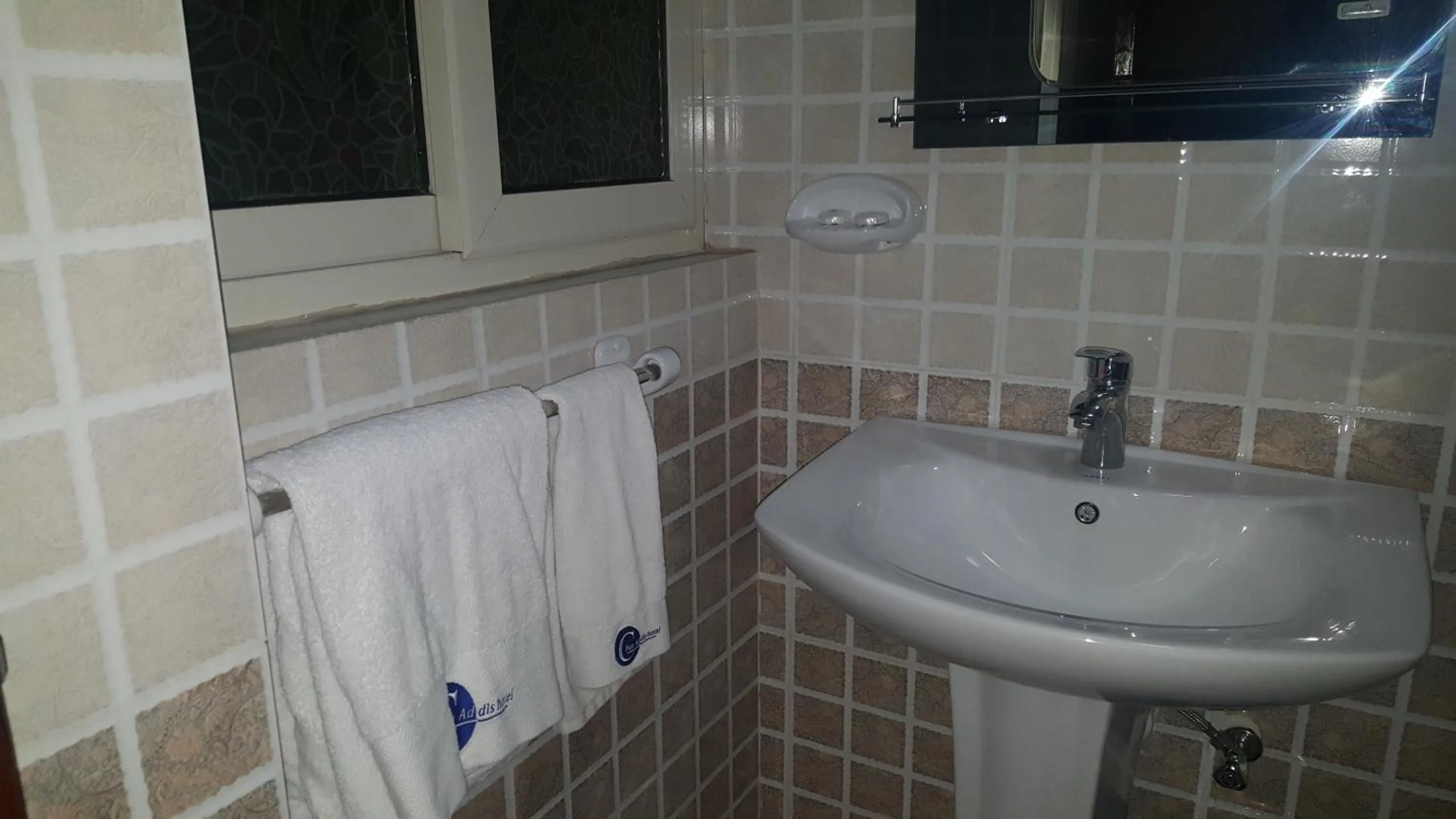 Toilet in C Fun Addis Hotel