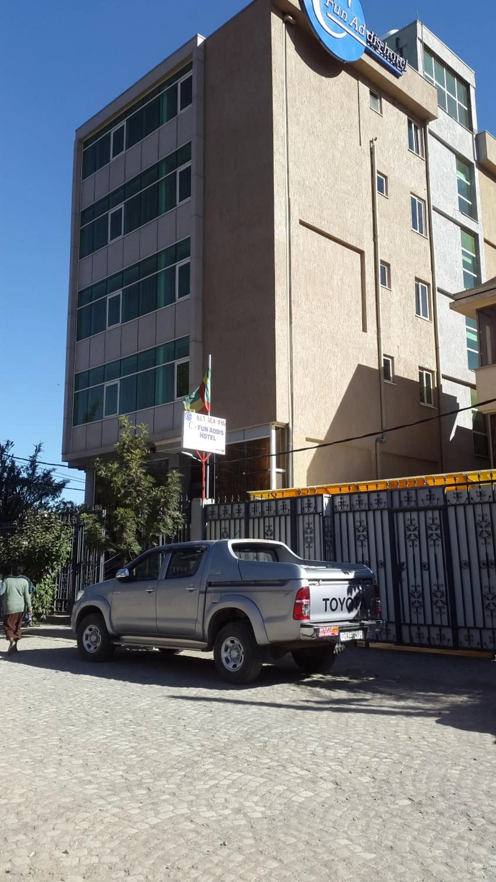 Facade/entrance in C Fun Addis Hotel