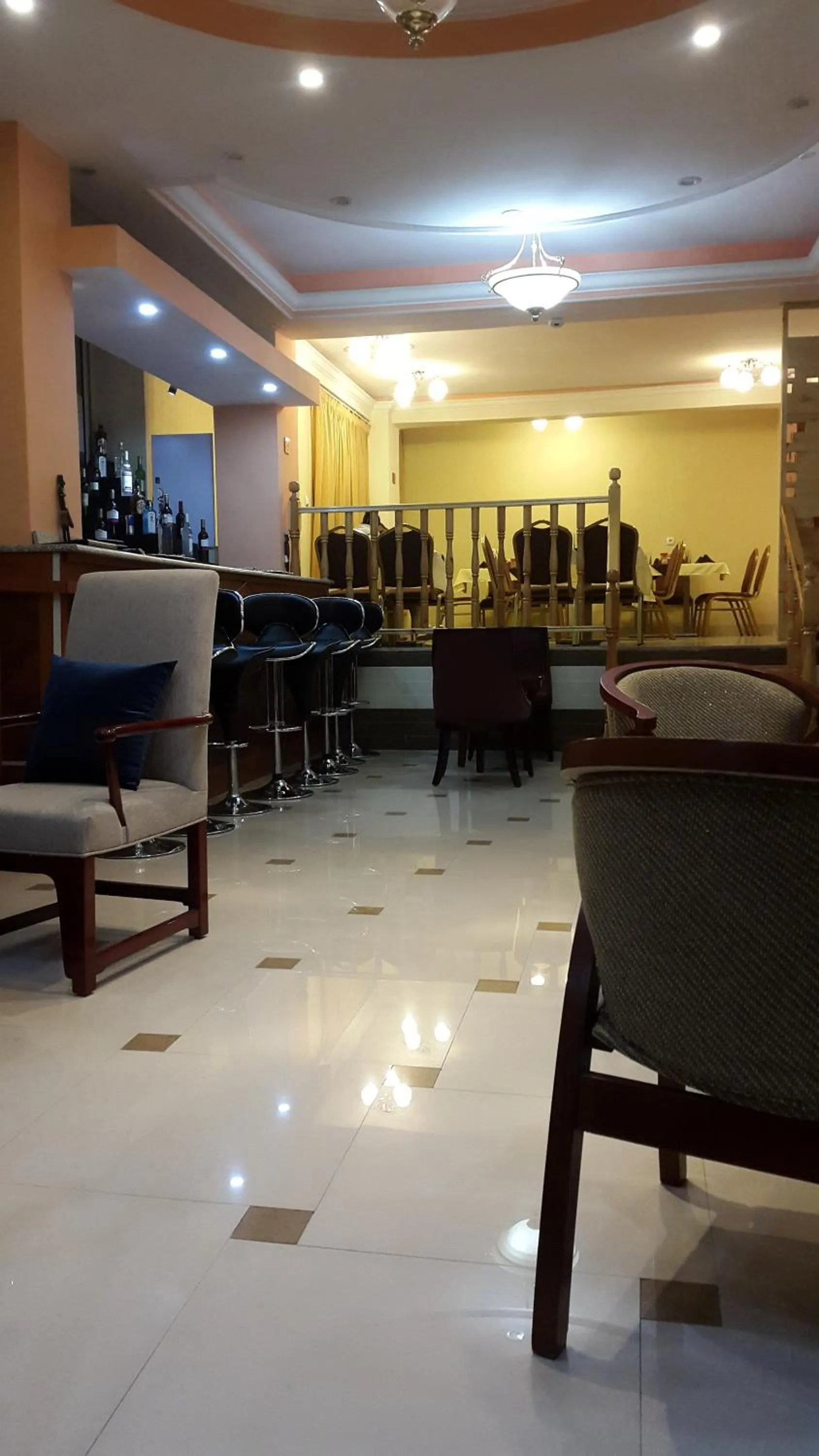 Communal lounge/ TV room in C Fun Addis Hotel