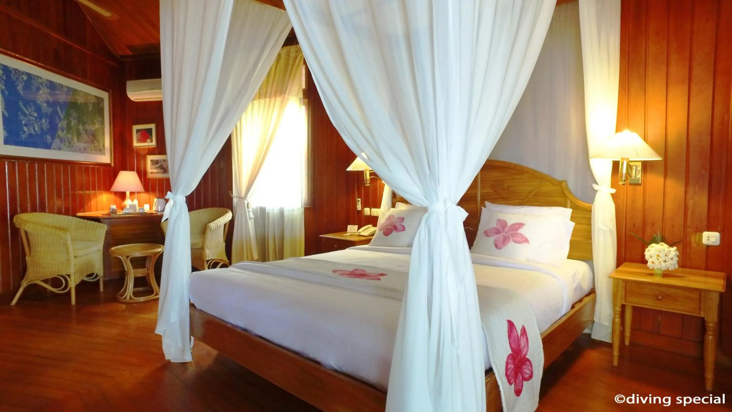 Photo of the whole room, Bed in Gangga Island Resort & Spa