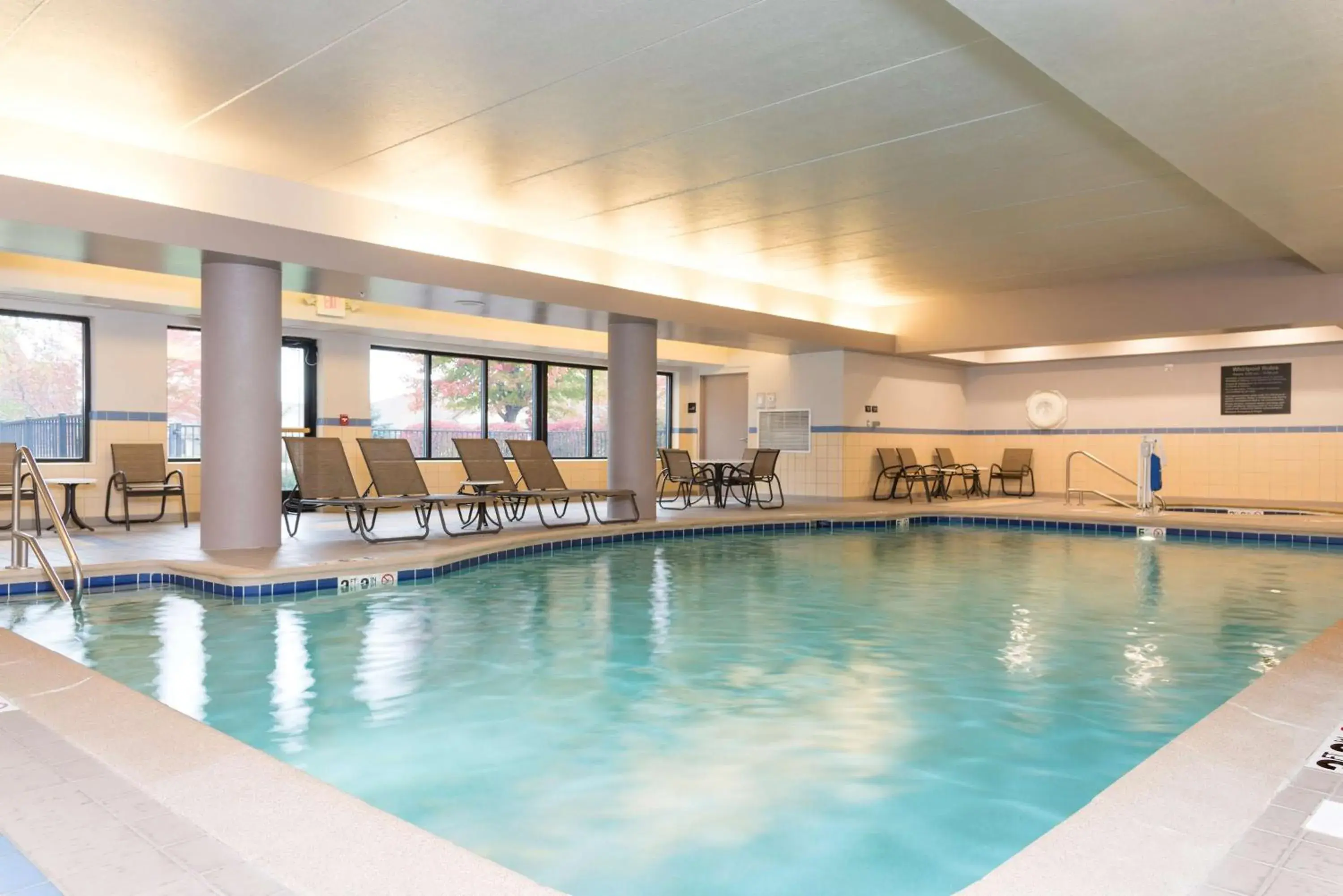 Pool view in Hampton Inn & Suites East Lansing Pool view in Hampton Inn & Suites East Lansing