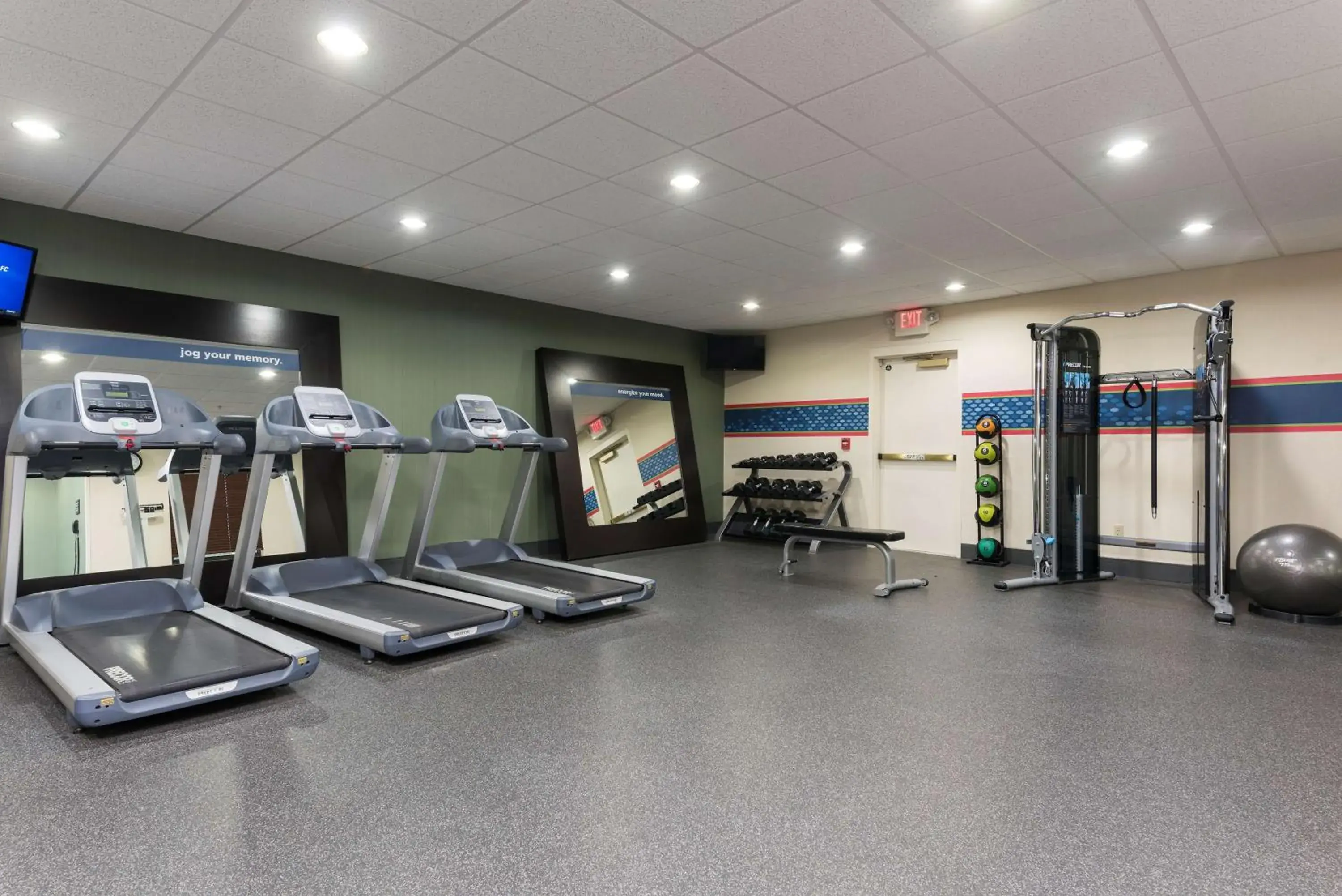 Fitness centre/facilities in Hampton Inn & Suites East Lansing Fitness centre/facilities in Hampton Inn & Suites East Lansing