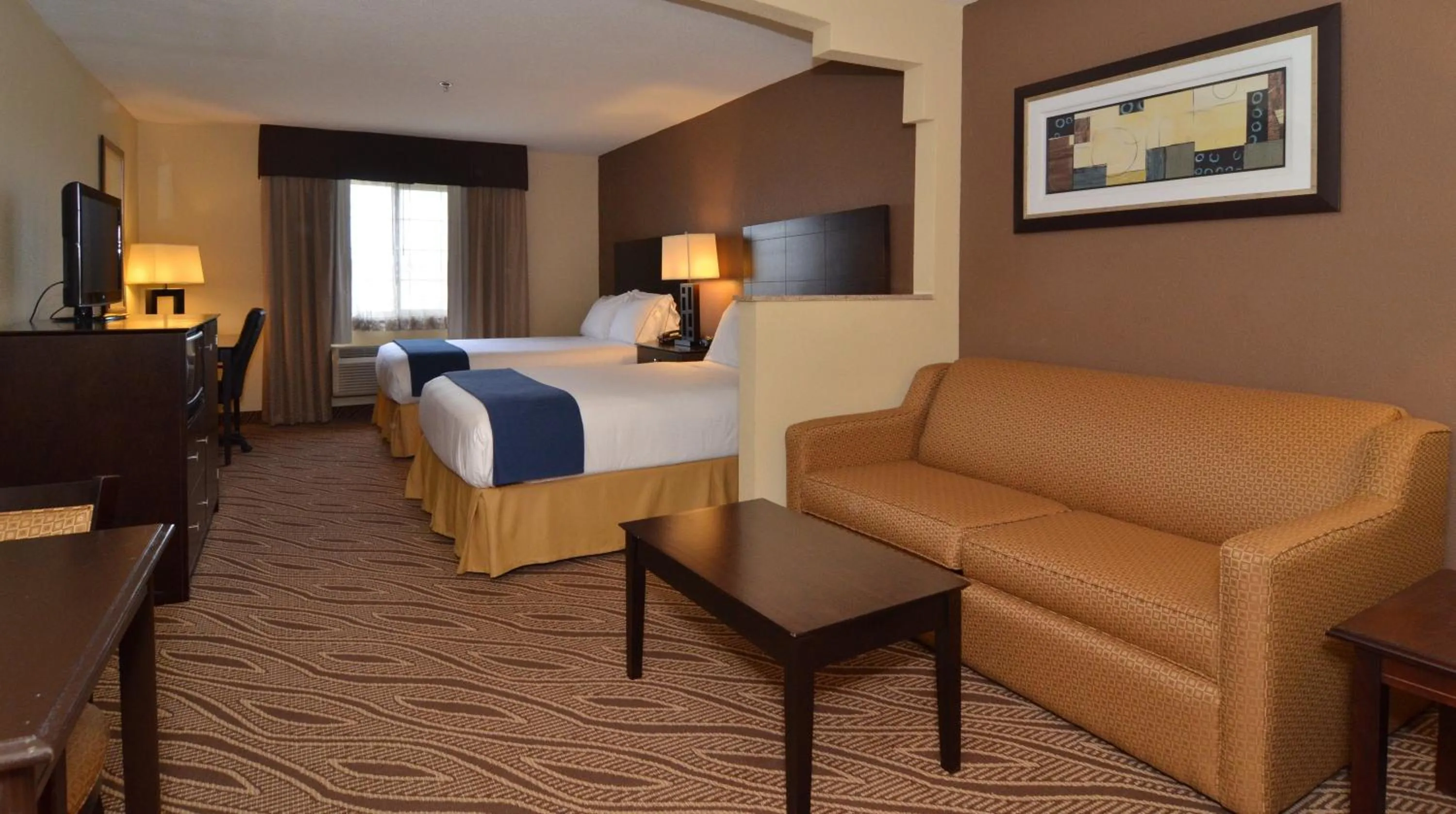 Double Room with Two Double Beds and Sofa Bed in Quality Inn & Suites San Antonio Airport - Stone Oak