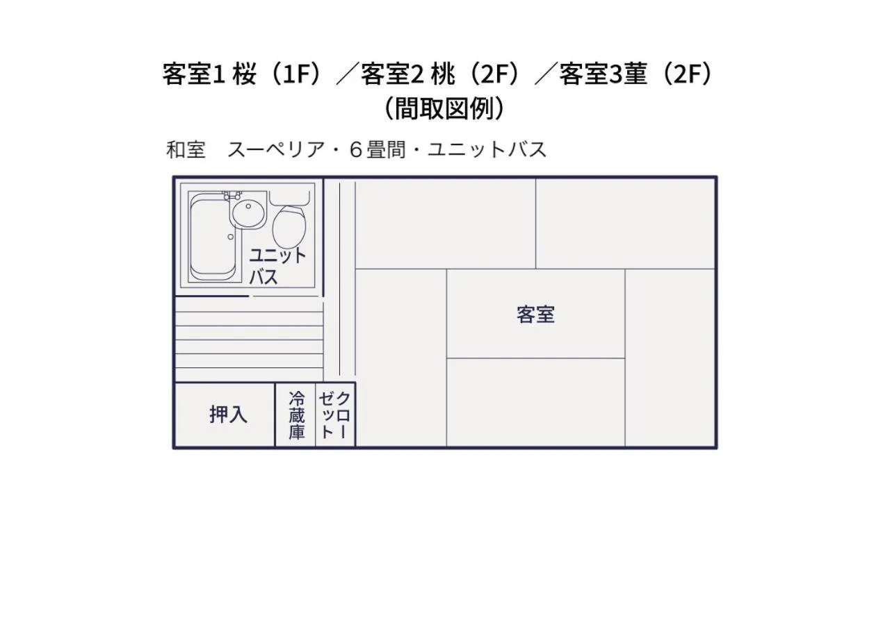 Photo of the whole room in Luck You Kyoto