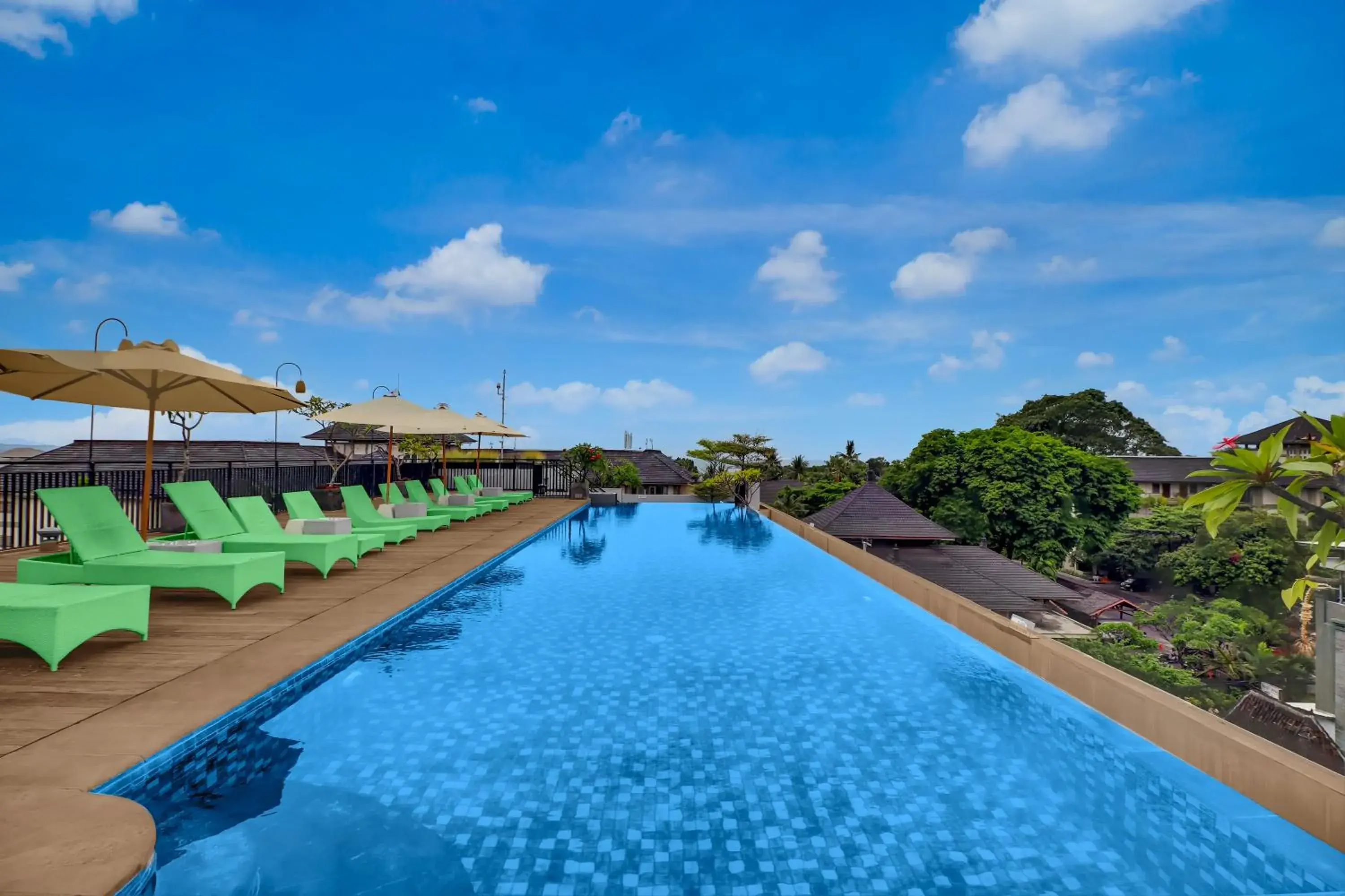 Swimming pool in Palette Legian Beach Swimming pool in Palette Legian Beach