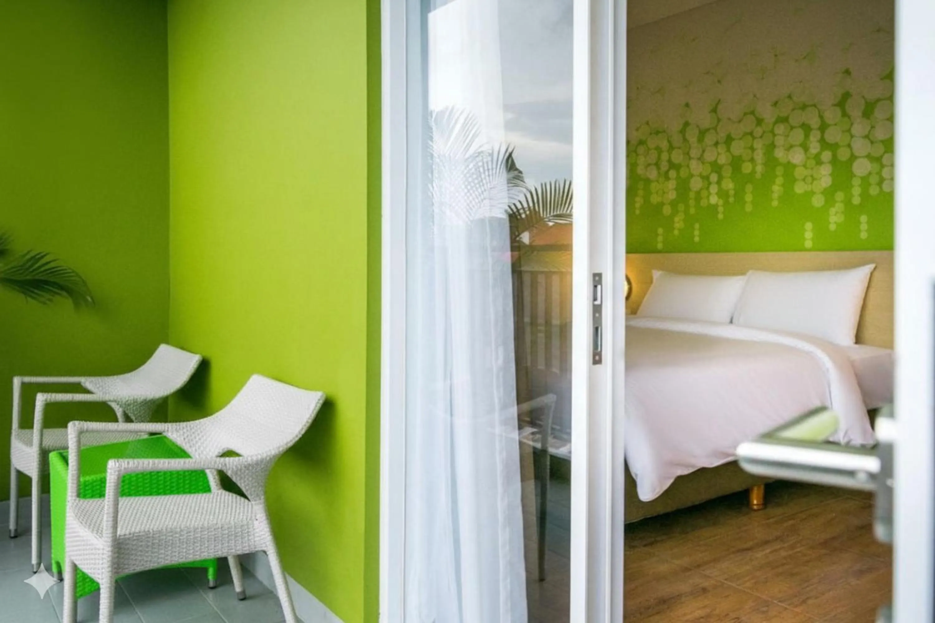 Bedroom, Bed in Palette Legian Beach