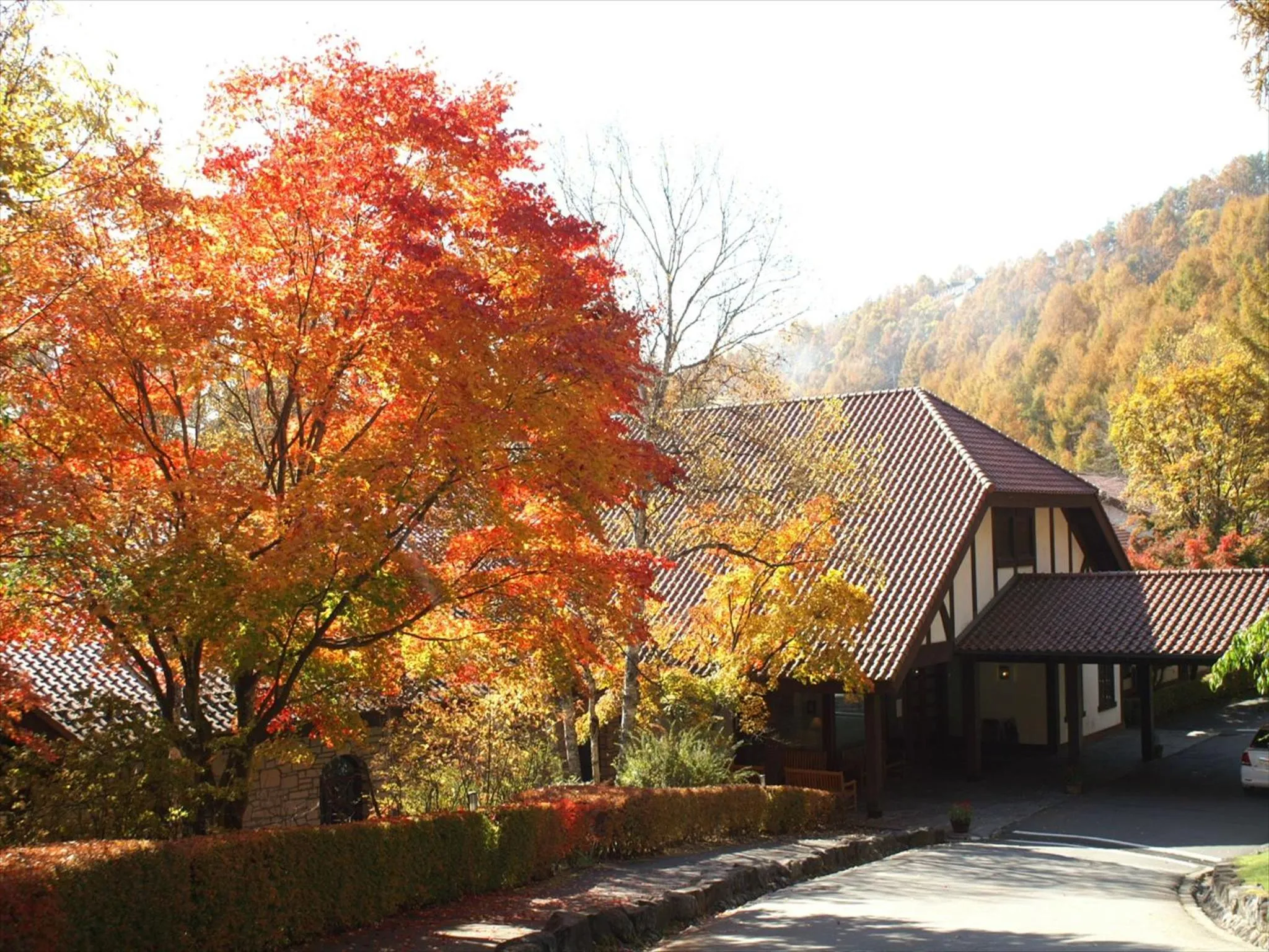 Facade/entrance in Tateshina Tokyu Hotel