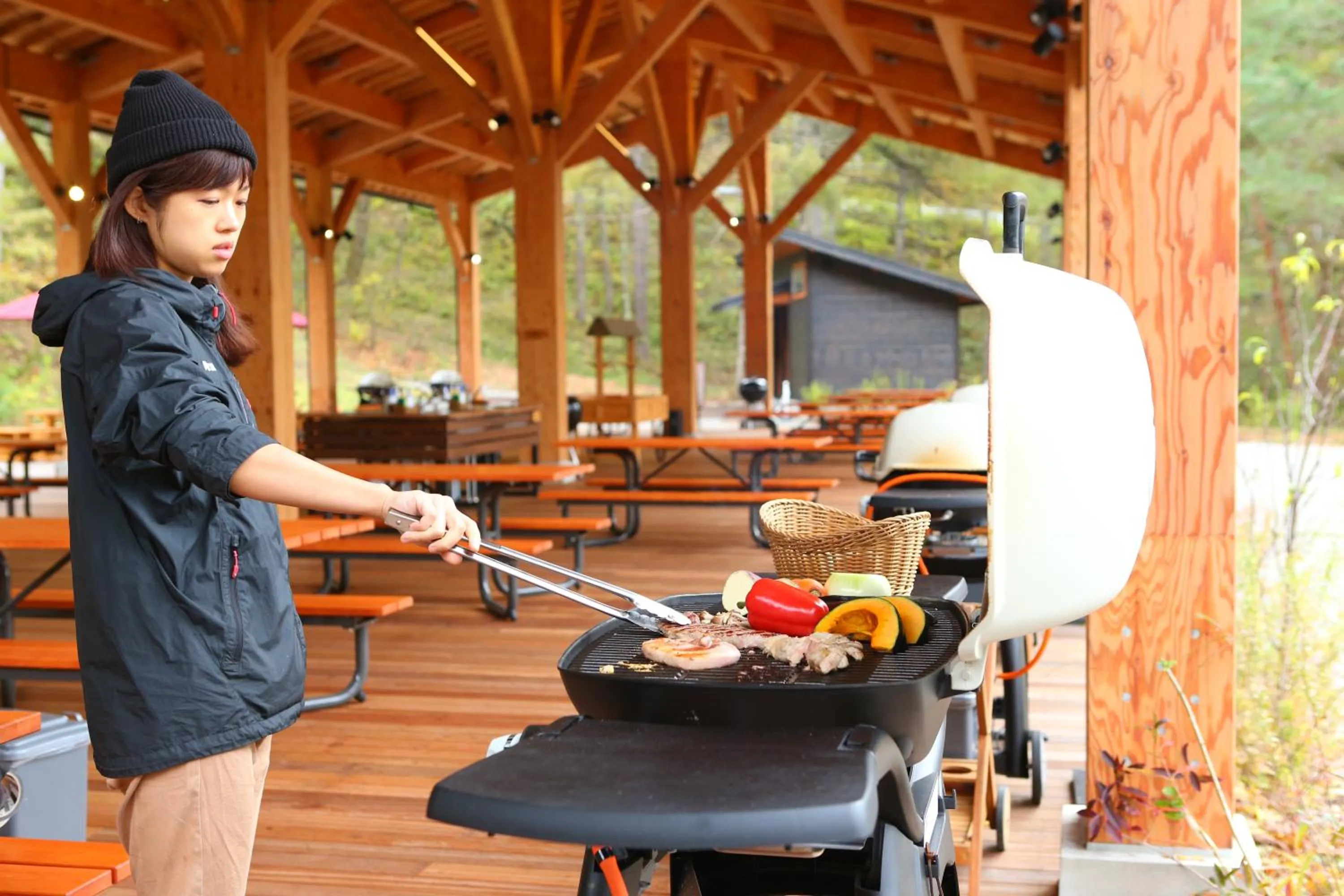BBQ facilities in Tateshina Tokyu Hotel