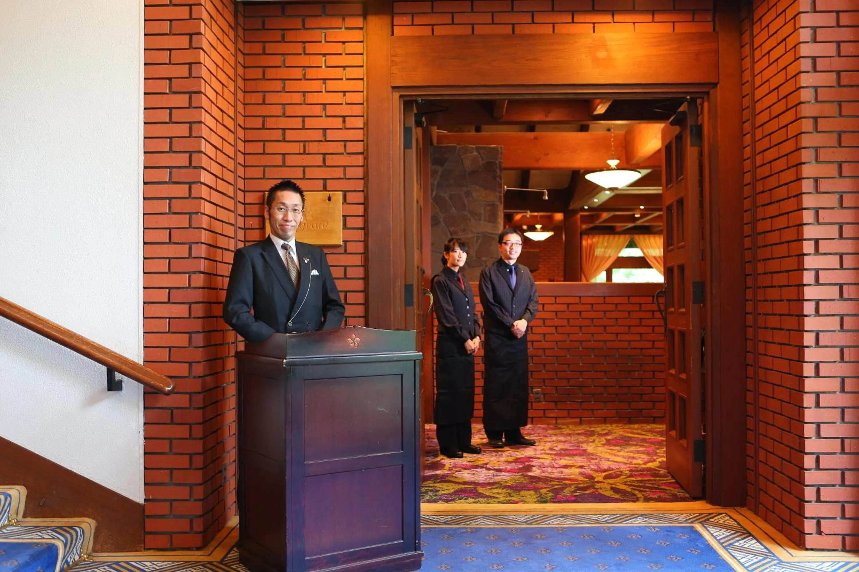Staff in Tateshina Tokyu Hotel