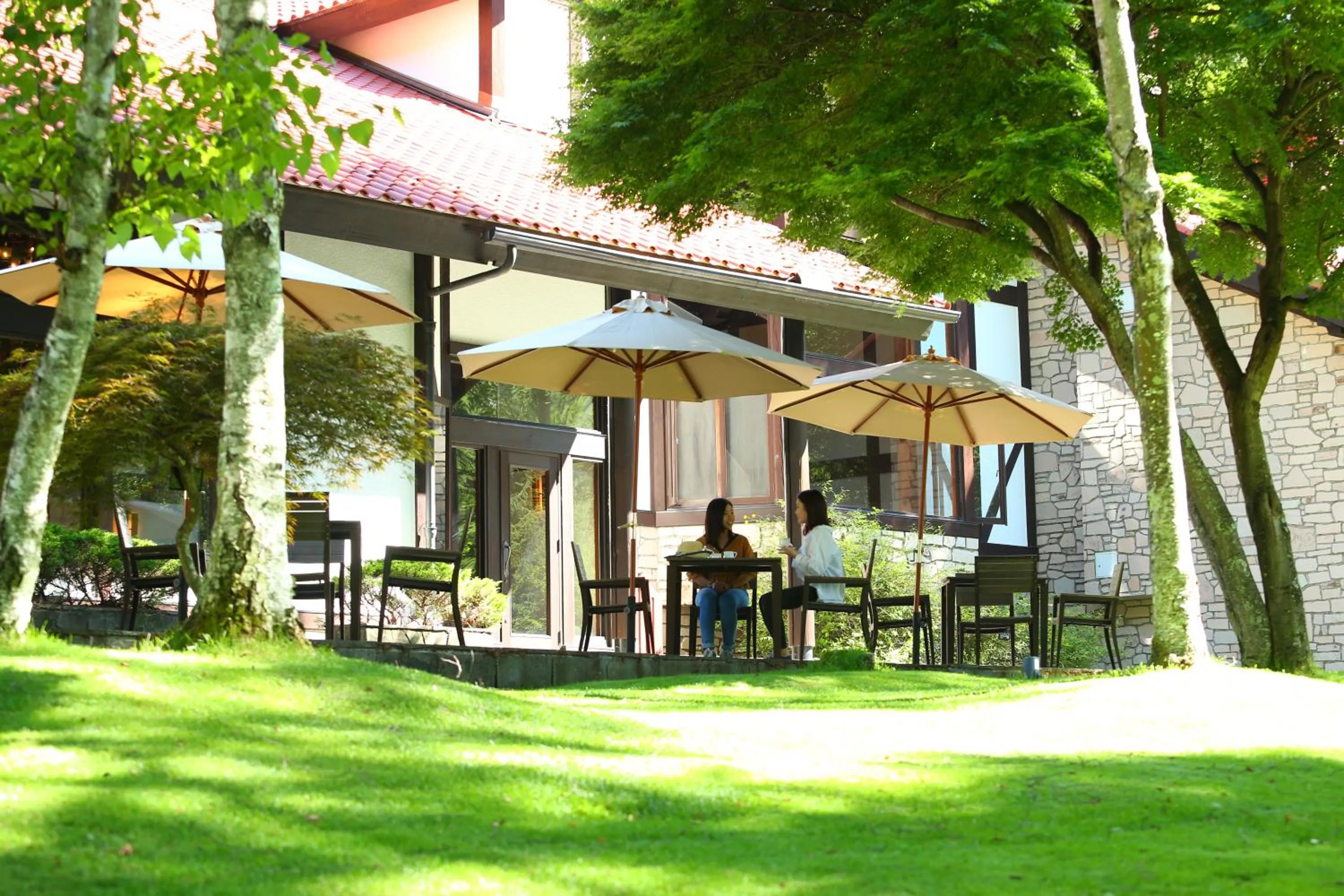 Garden in Tateshina Tokyu Hotel