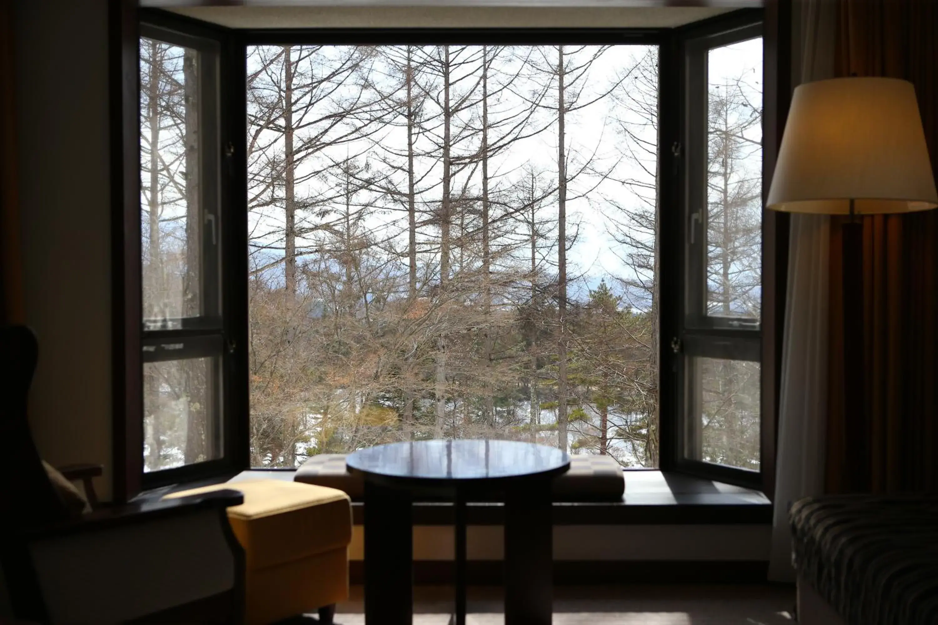 Inner courtyard view in Tateshina Tokyu Hotel Inner courtyard view in Tateshina Tokyu Hotel