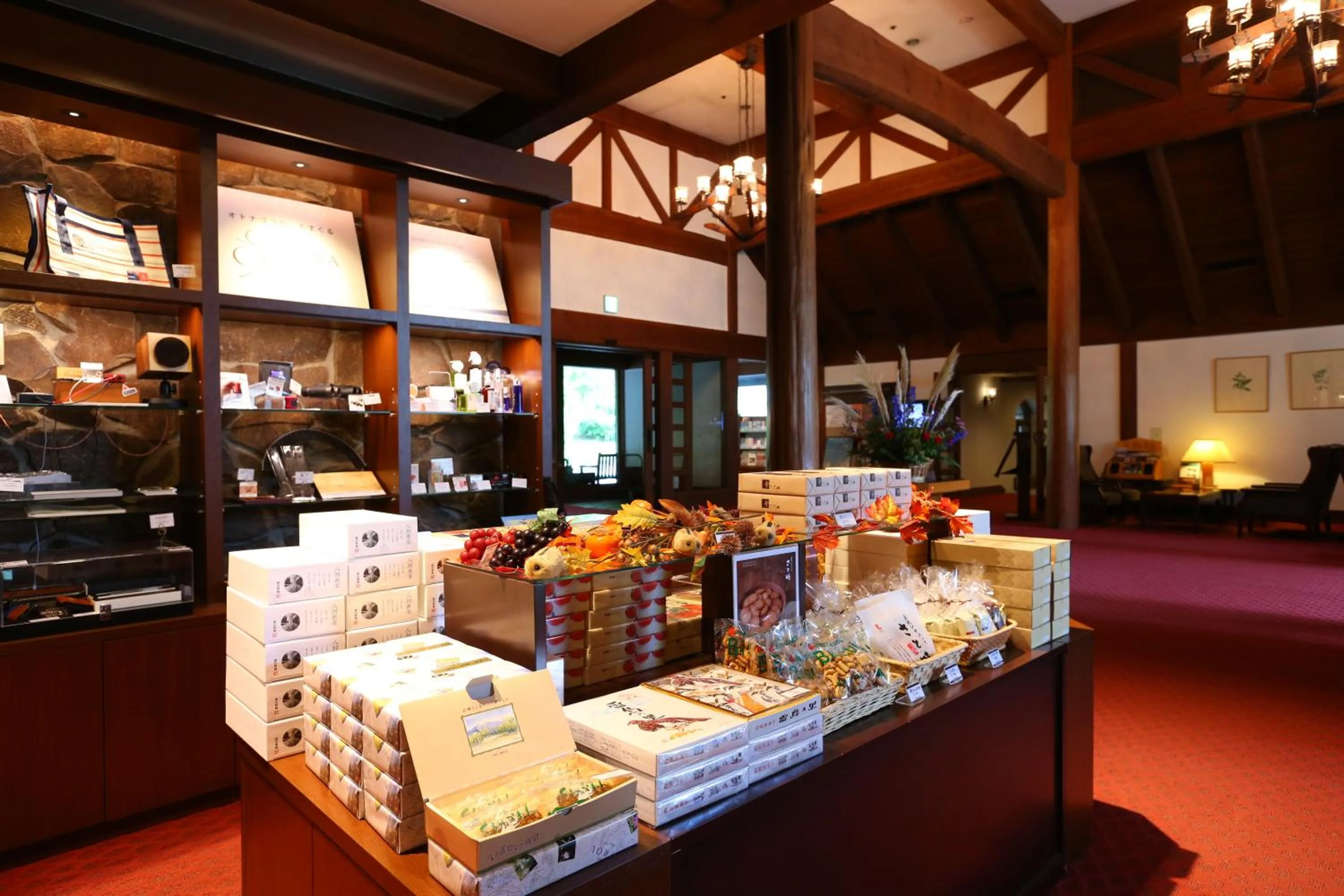 On-site shops in Tateshina Tokyu Hotel