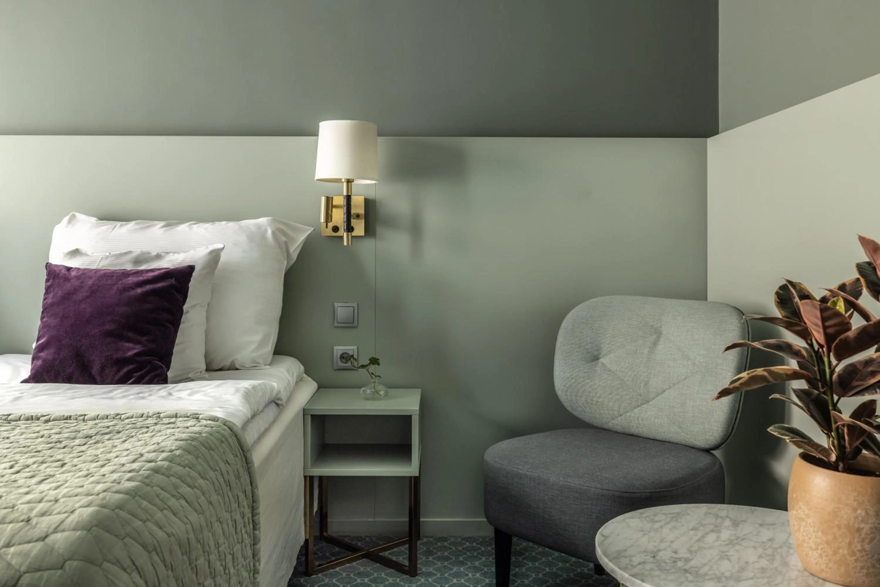 Bed in Clarion Hotel Grand Östersund