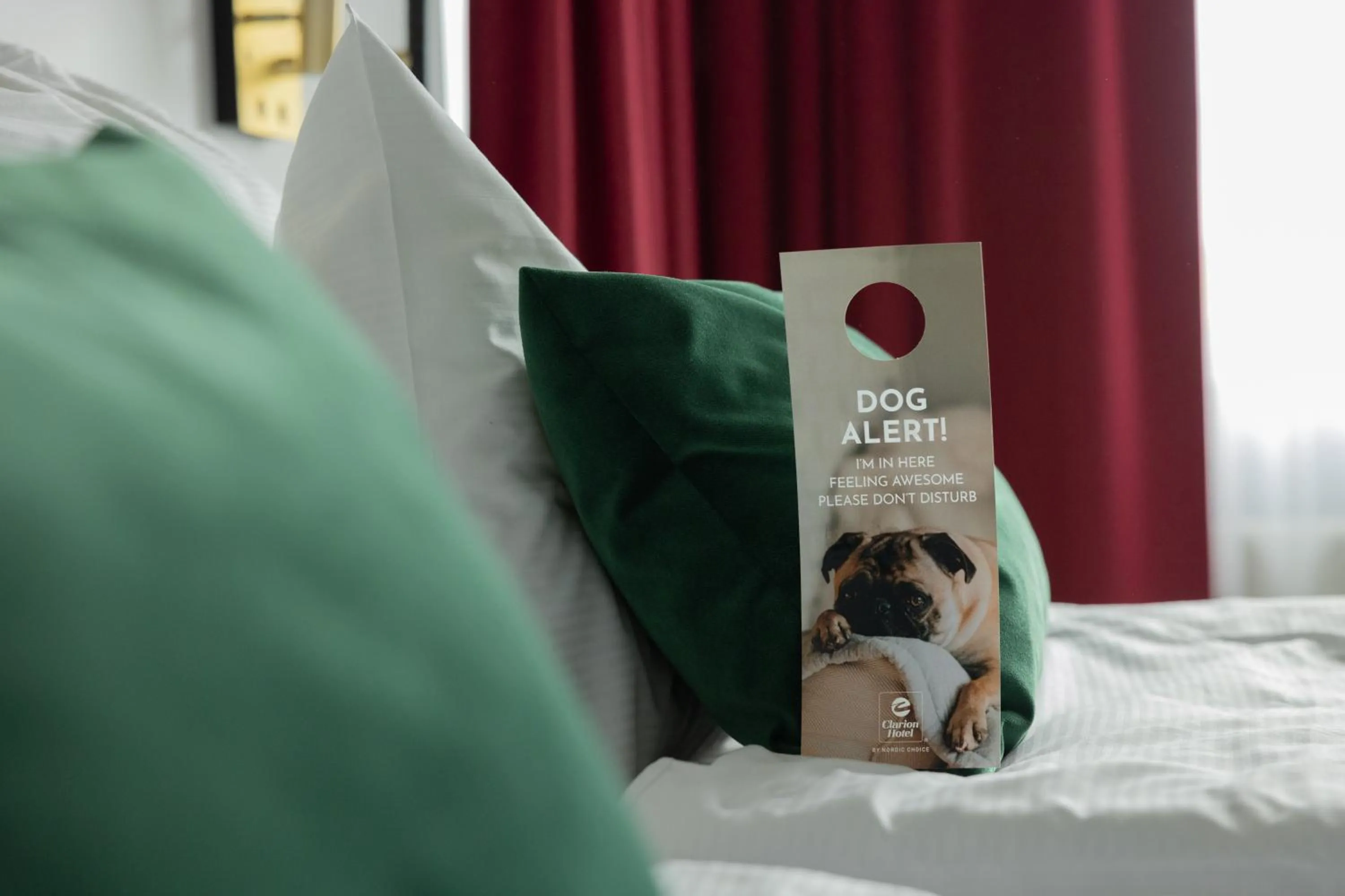 Bed in Clarion Hotel Grand Östersund