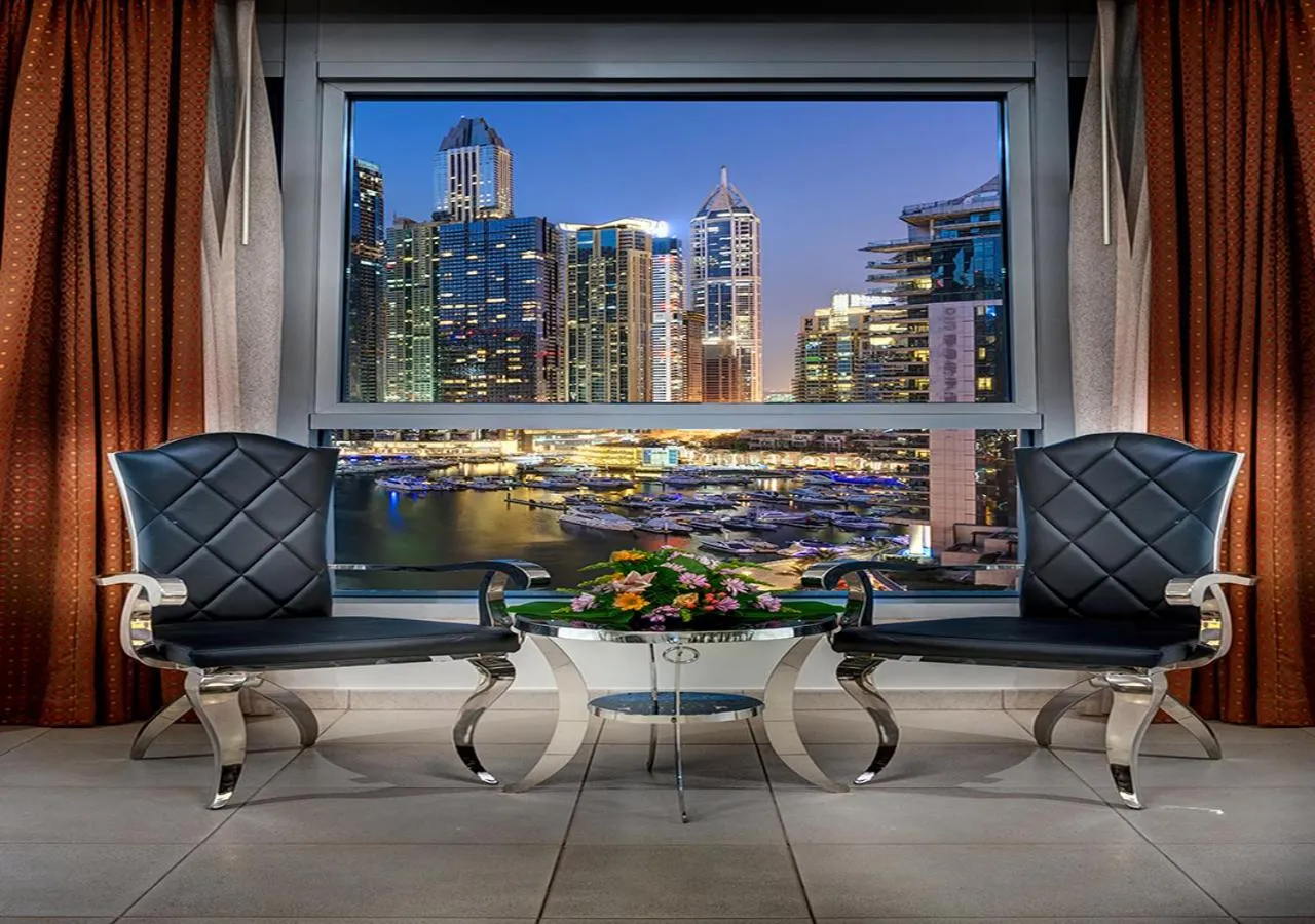 Lake view in Marina Hotel Apartments