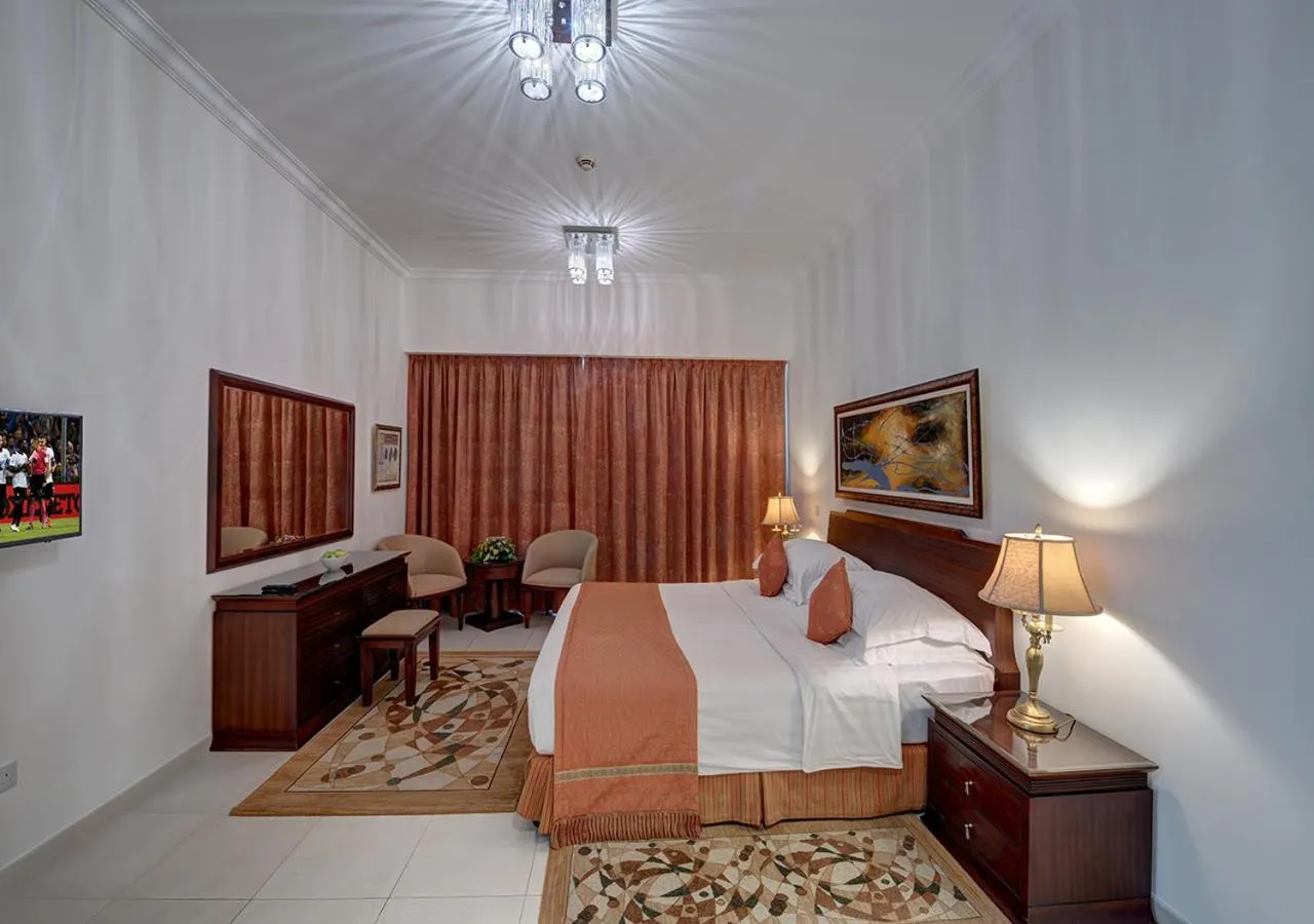 Bed in Marina Hotel Apartments