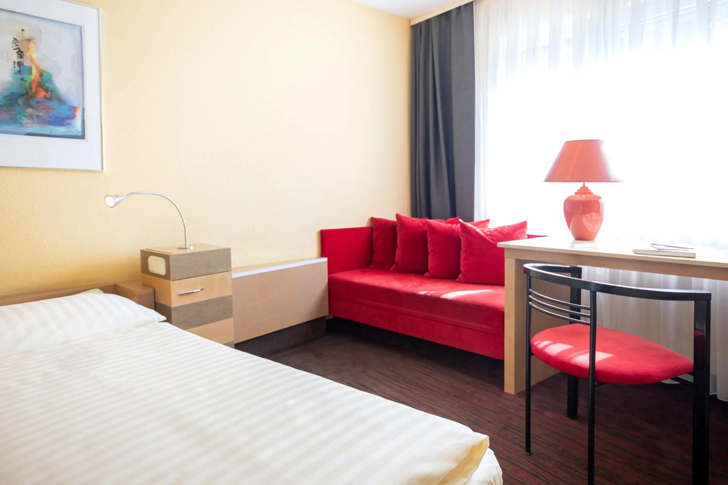 Bedroom, Bed in Roomingtons Lüneburger Heide