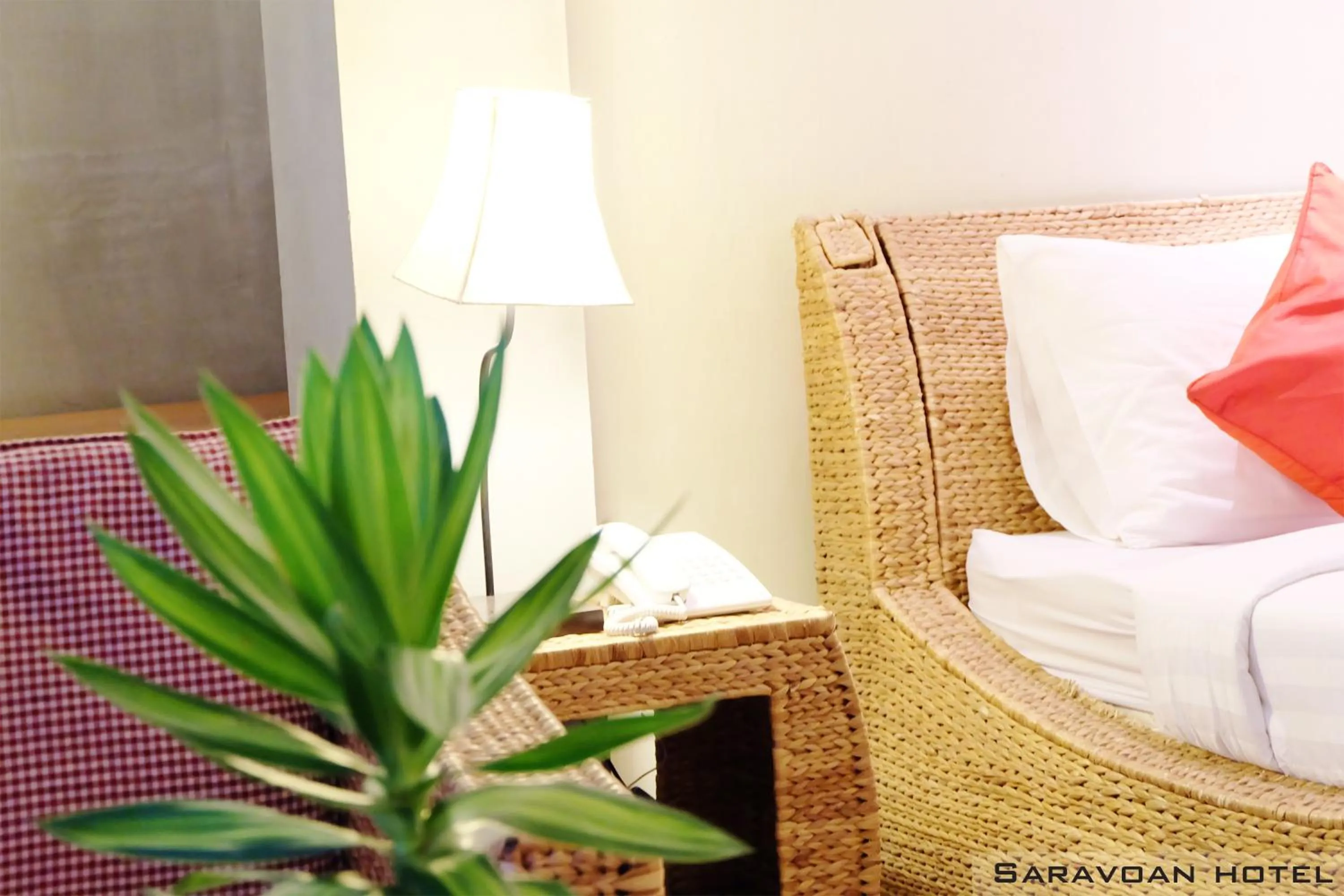 Bedroom, Bed in Saravoan Royal Palace