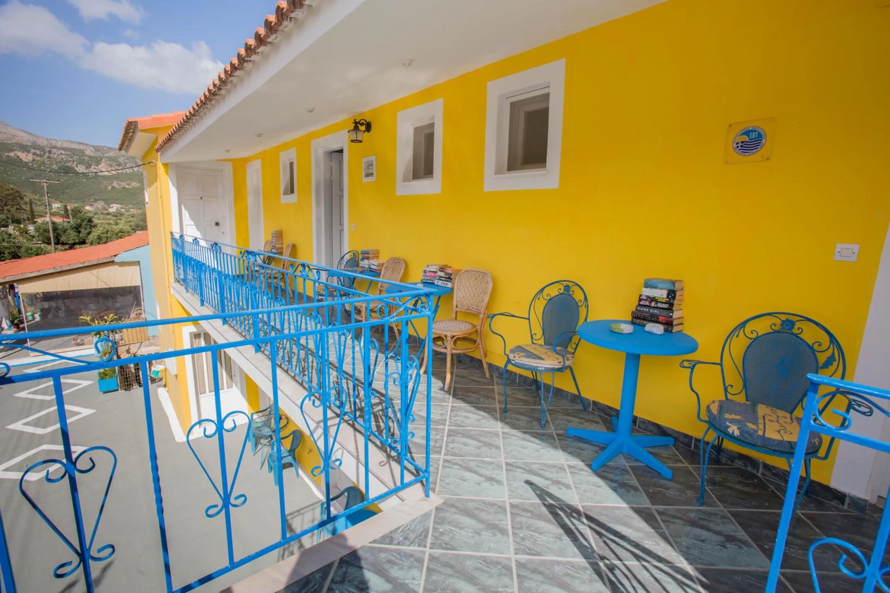 Balcony/Terrace in Anastasia Studios Katelios