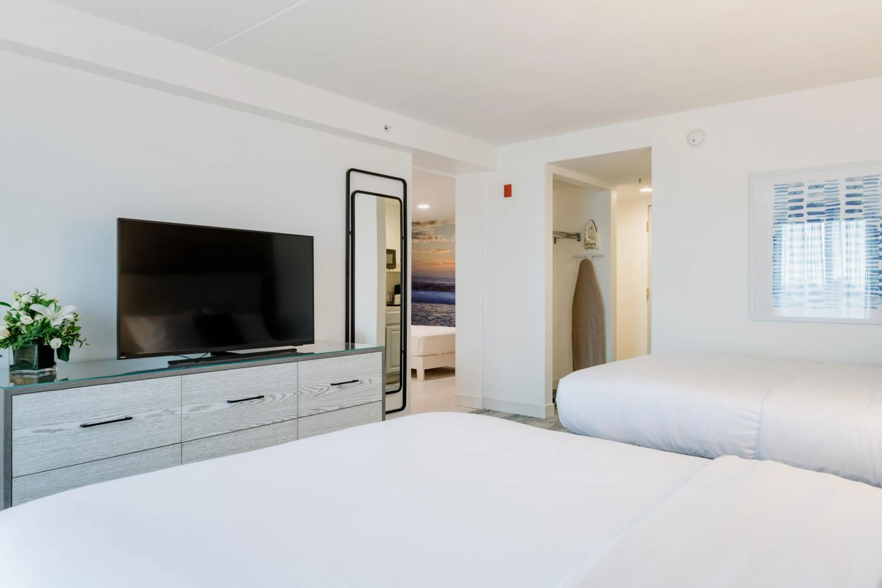 Bed in Hotel Bethany Beach