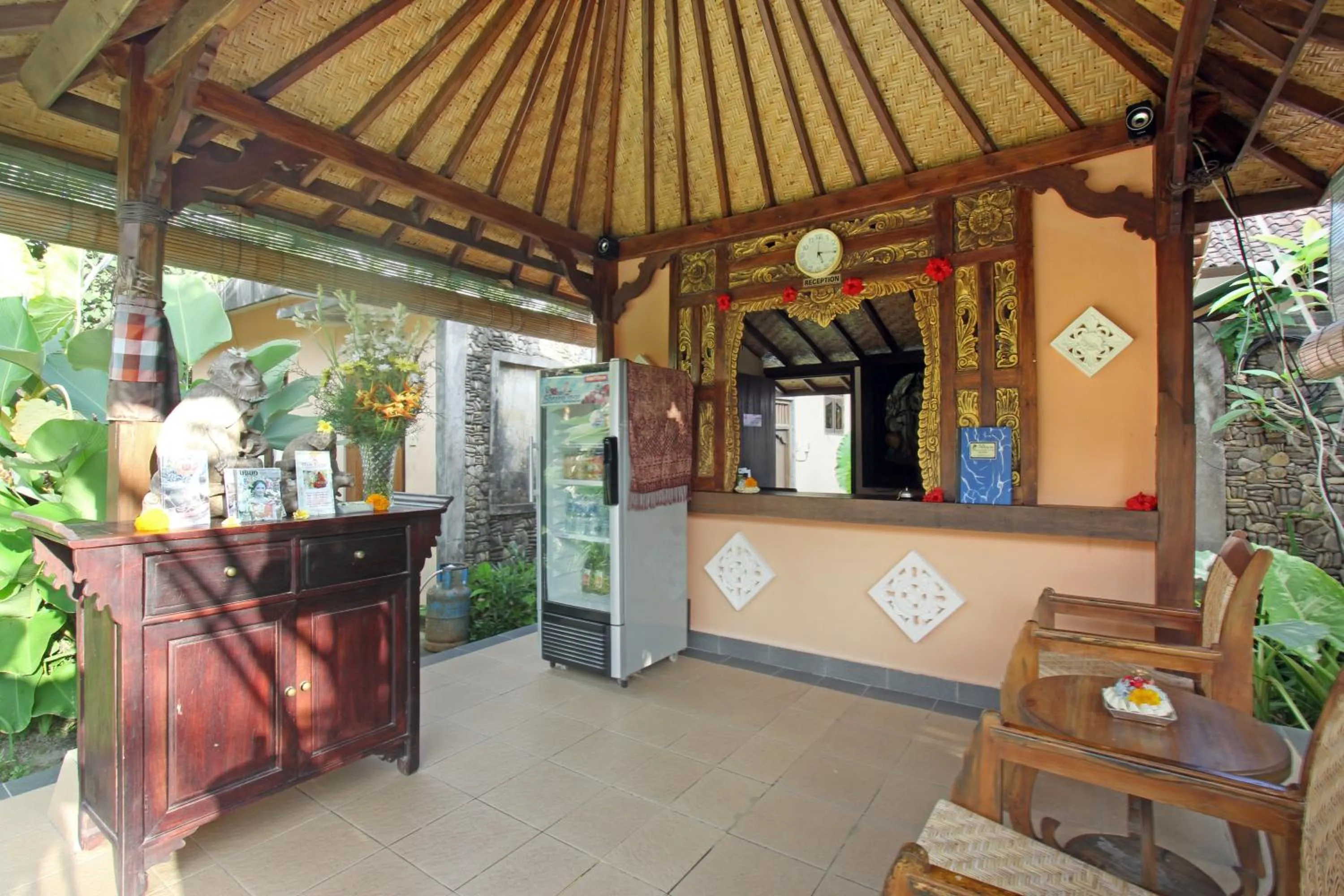 Lobby or reception in Nara Ubud Cottage by Mahaputra