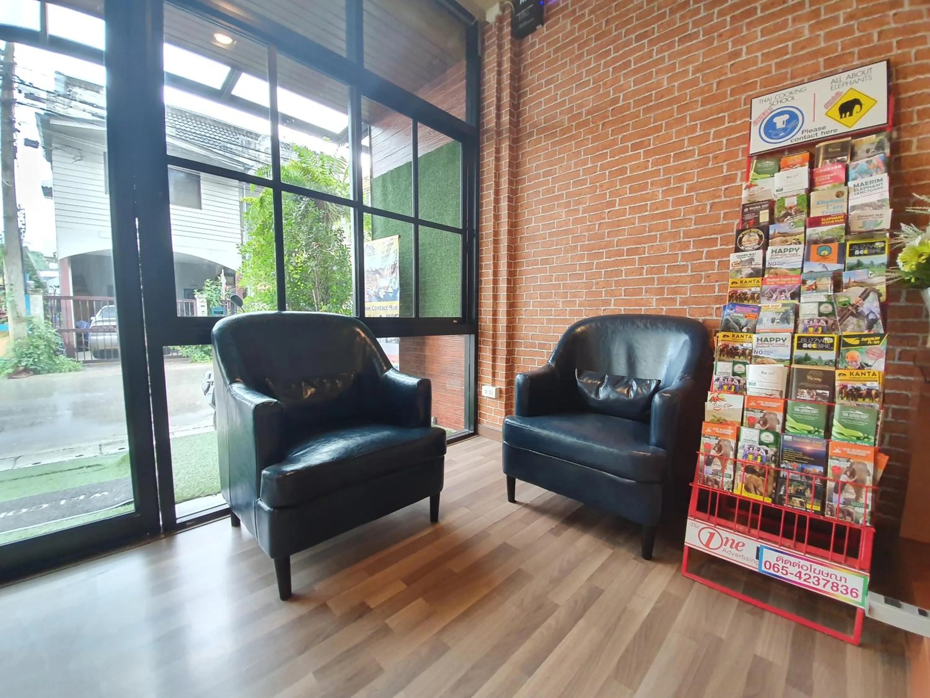 Living room in Sleep Airport Chiang Mai