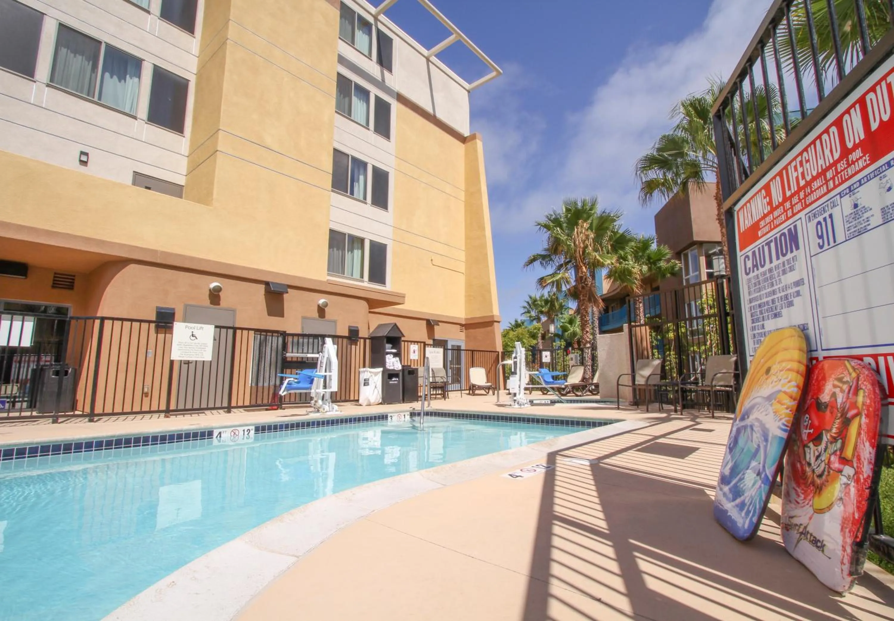 Swimming pool in Holiday Inn Oceanside Marina Camp Pendleton by IHG