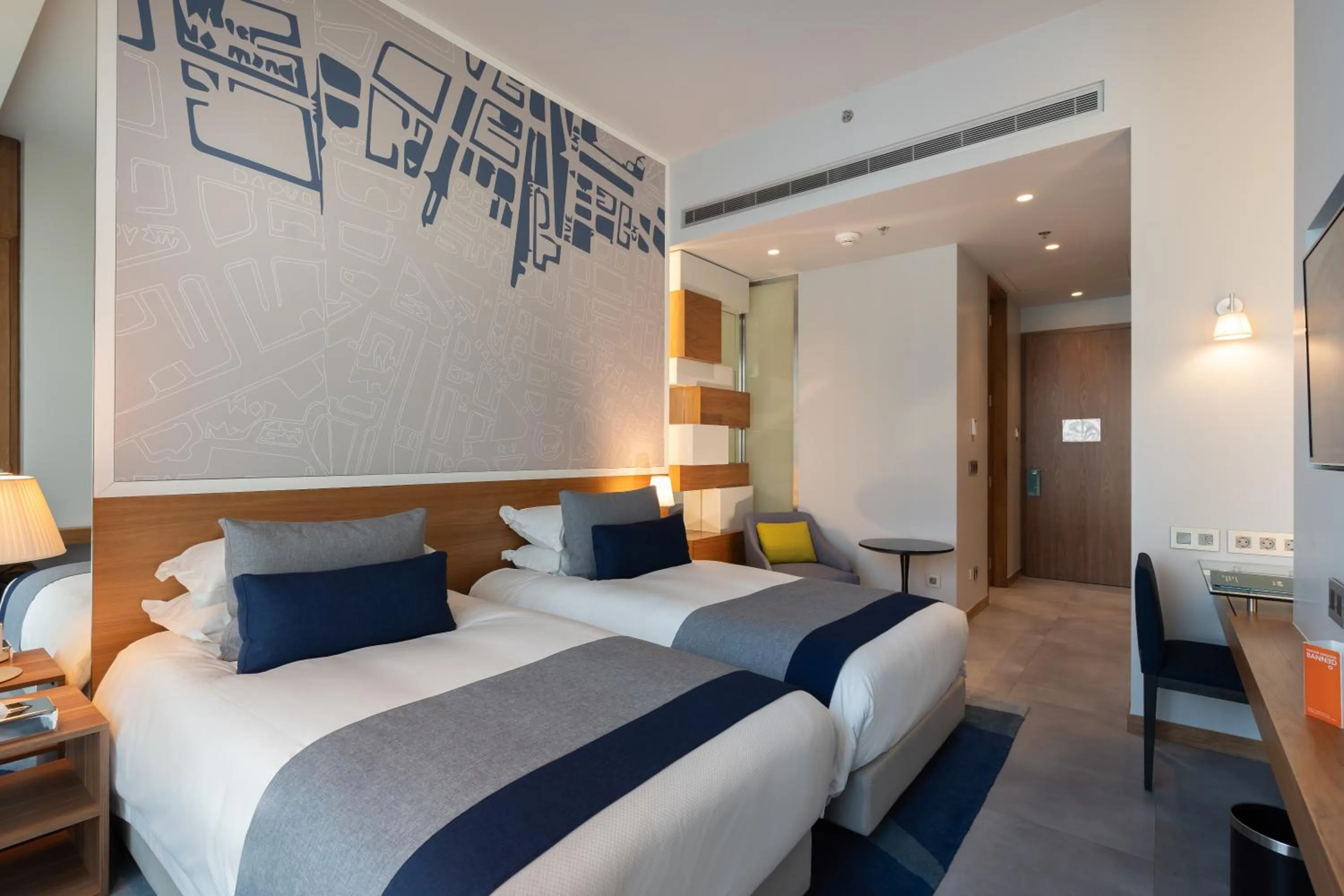 Bed in The Key Beirut